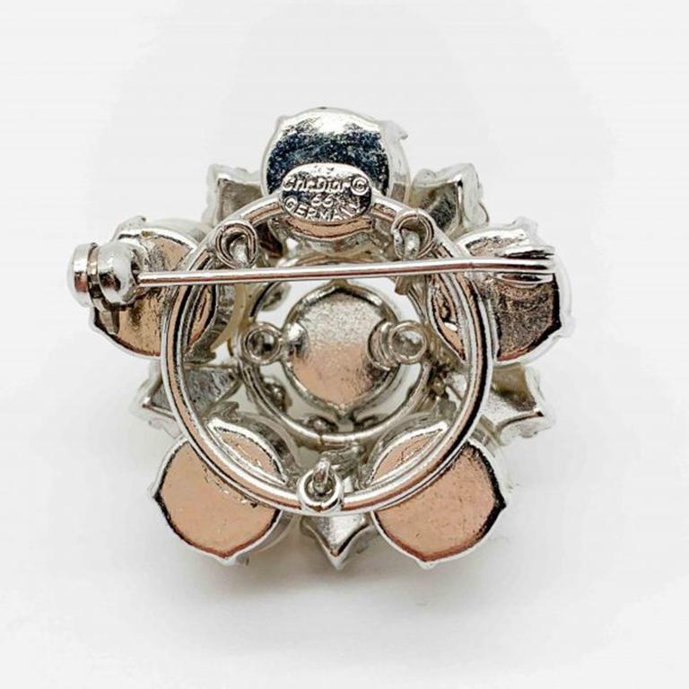 dior pearl brooch