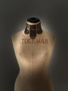 Vintage Christian Dior by John Galliano Bronze Maasai Choker Necklace 1997-98