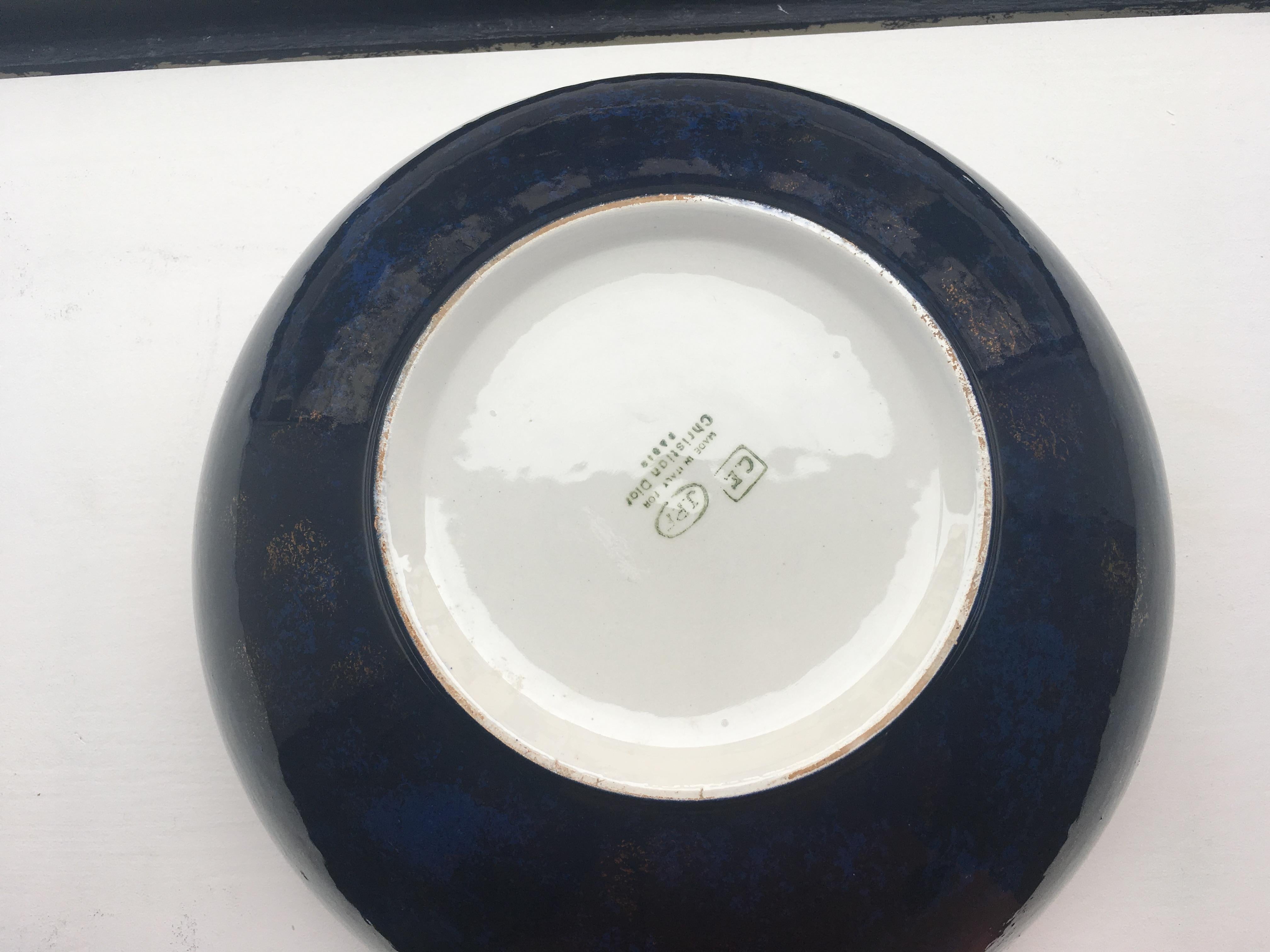 Vintage Dior Ceramic Bowl 1