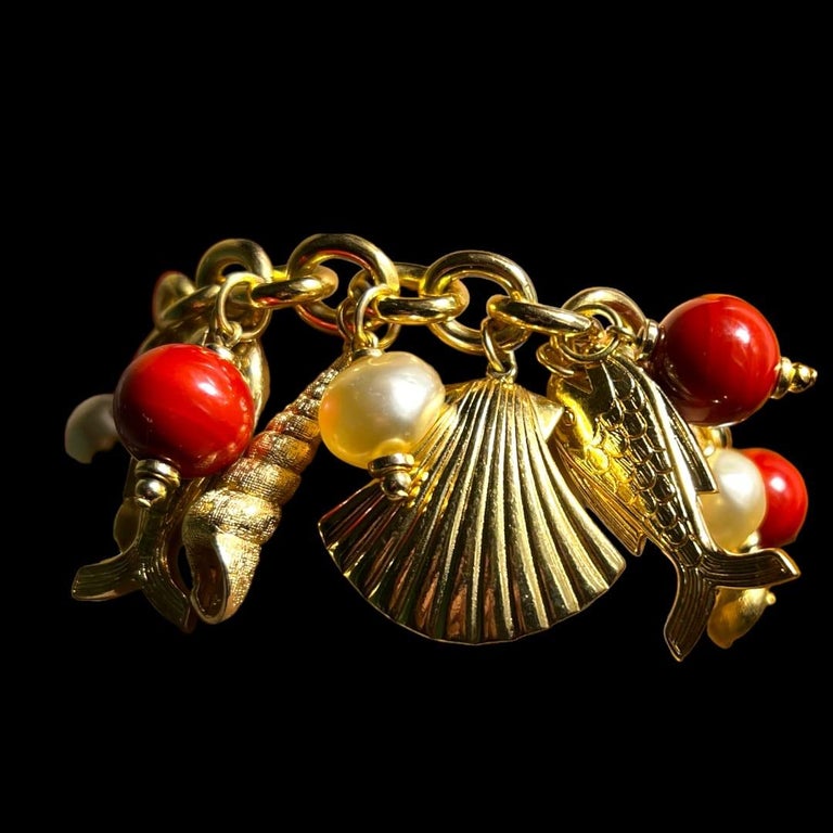 Vintage Dior Charm Bracelet For Sale at 1stDibs