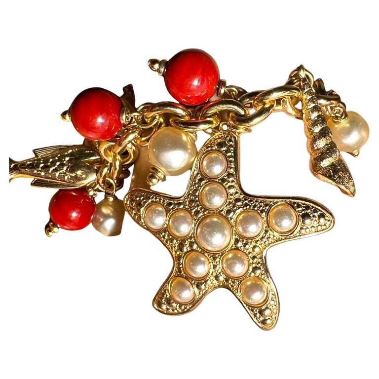 Vintage Dior Charm Bracelet For Sale at 1stDibs