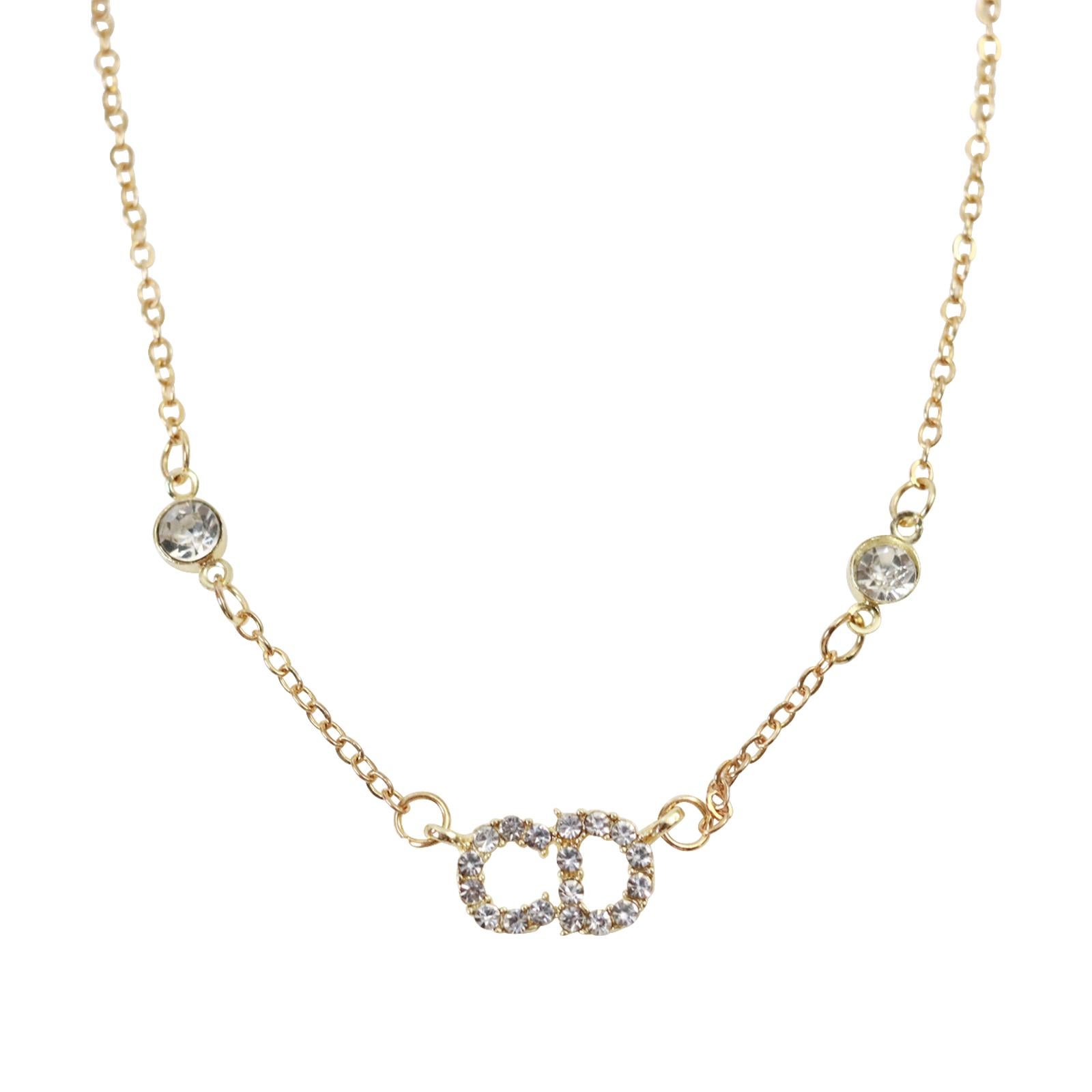 Clair D Lune Necklace Gold-Finish Metal and White Crystals - products | DIOR  | Designers jewelry collection, Girly jewelry, Necklace