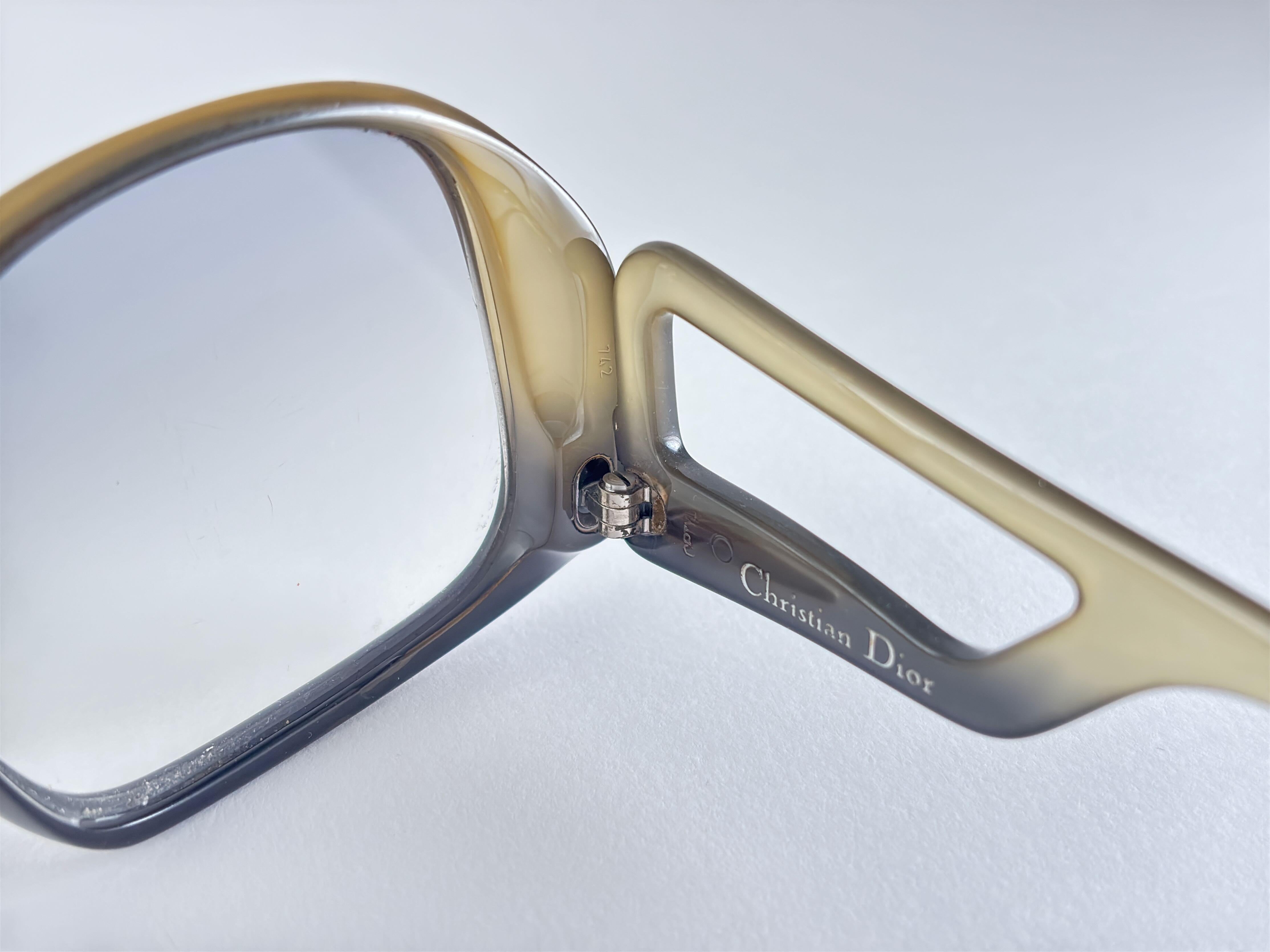 Vintage Dior Optyl-Sonnenbrille mit grünen Ausschnitten, Deutschland 1970er Jahre im Zustand „Neu“ im Angebot in Baleares, Baleares