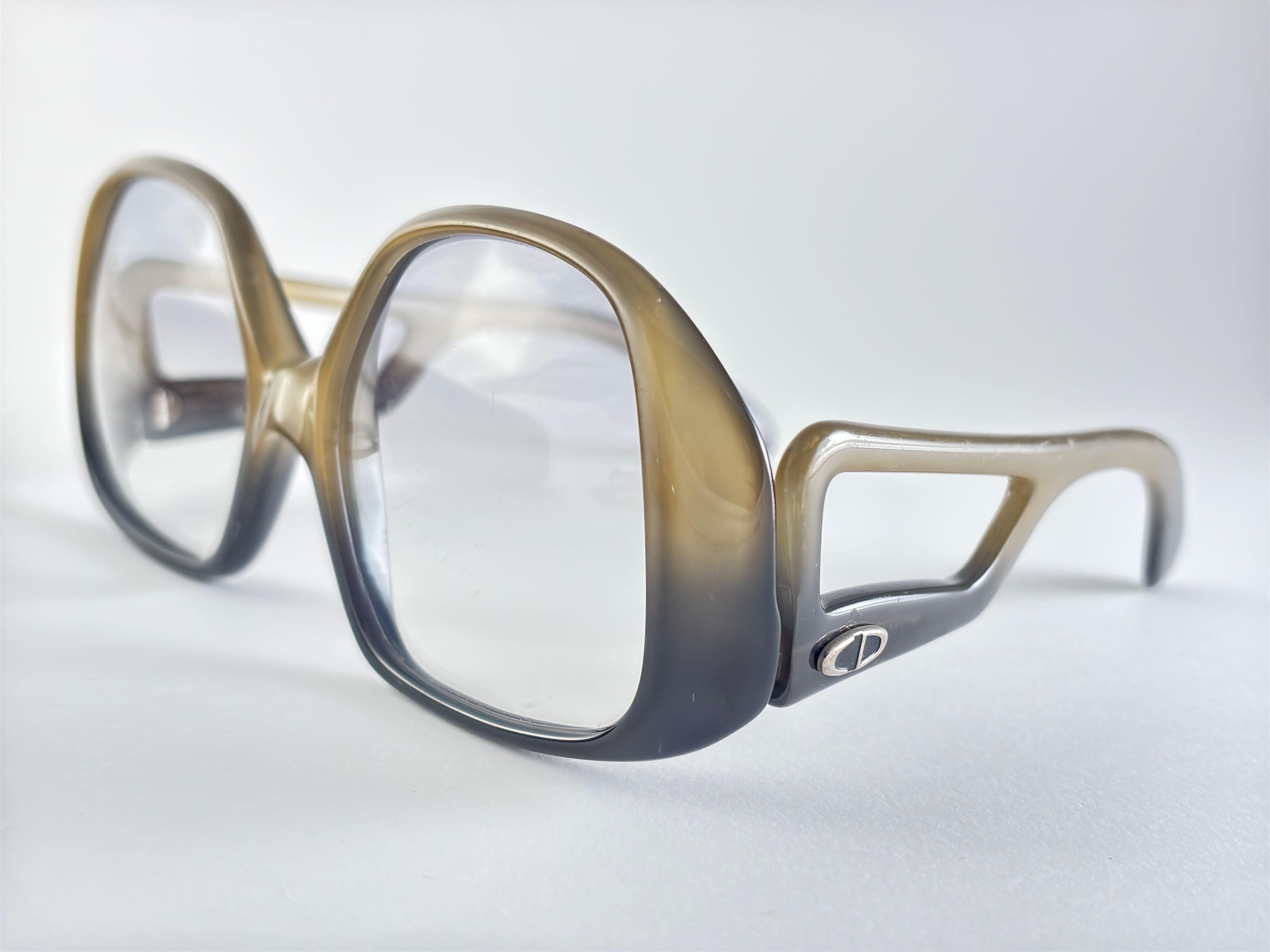 Vintage Dior Optyl-Sonnenbrille mit grünen Ausschnitten, Deutschland 1970er Jahre im Angebot 1