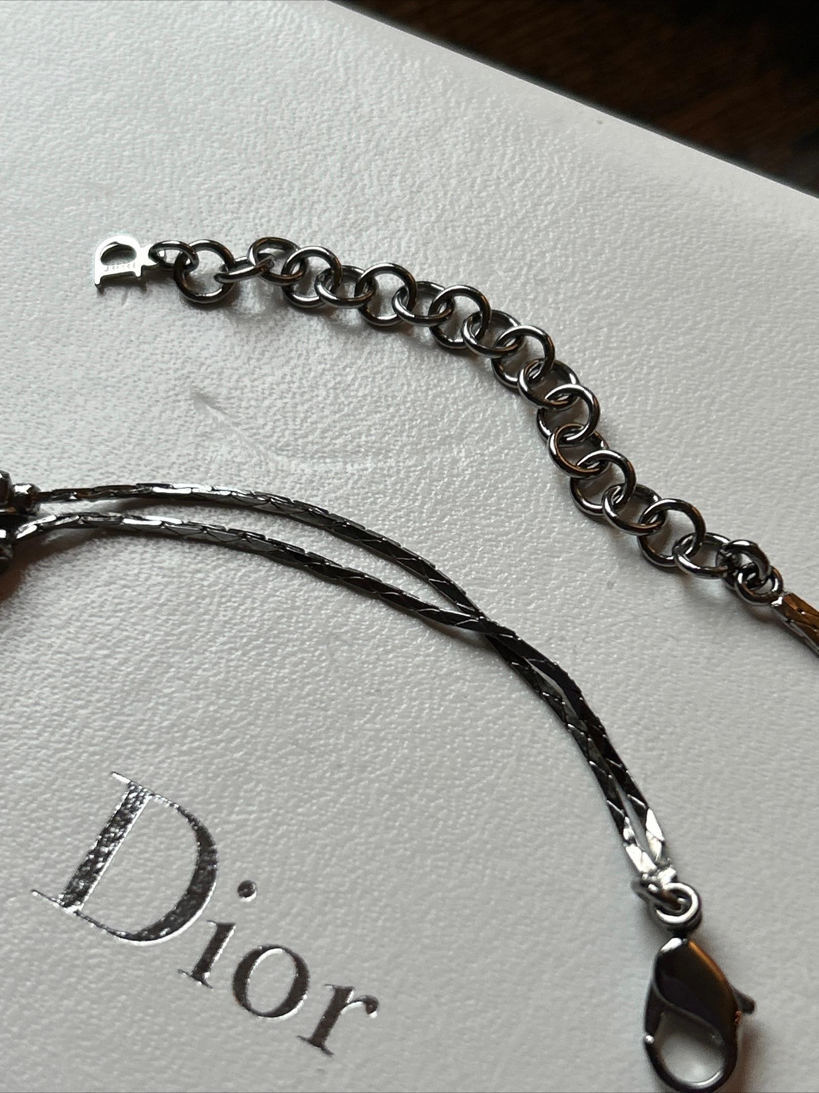 Dior Collier vintage avec cristaux en vente 7