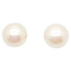 Vintage Dior Pearl Stud Earrings 1980s