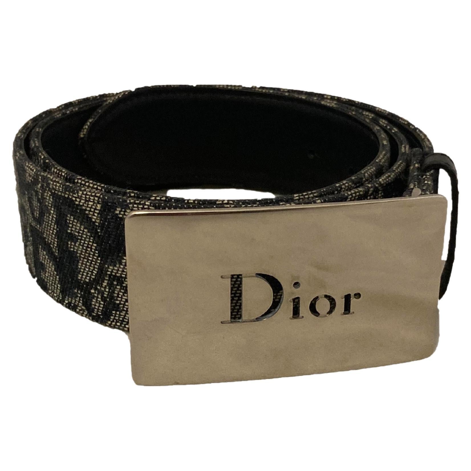 Vintage Dior Signature Logo Belt