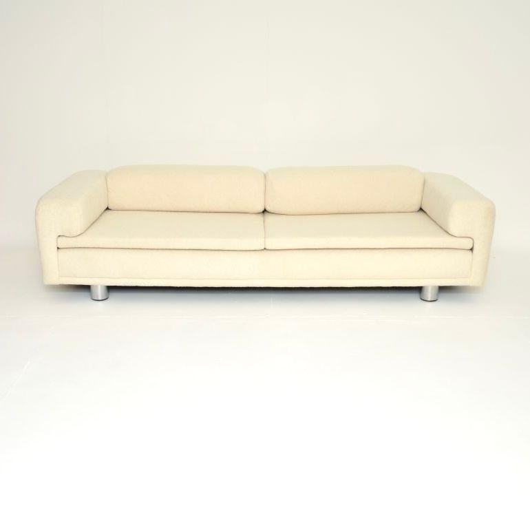 A rare and extremely well made vintage Diplomat sofa by Howard Keith. This conic and award winning sofa was designed by John Home, it was made in England and dates from the 1960’s.

This is of outstanding quality, it is an incredibly stylish design