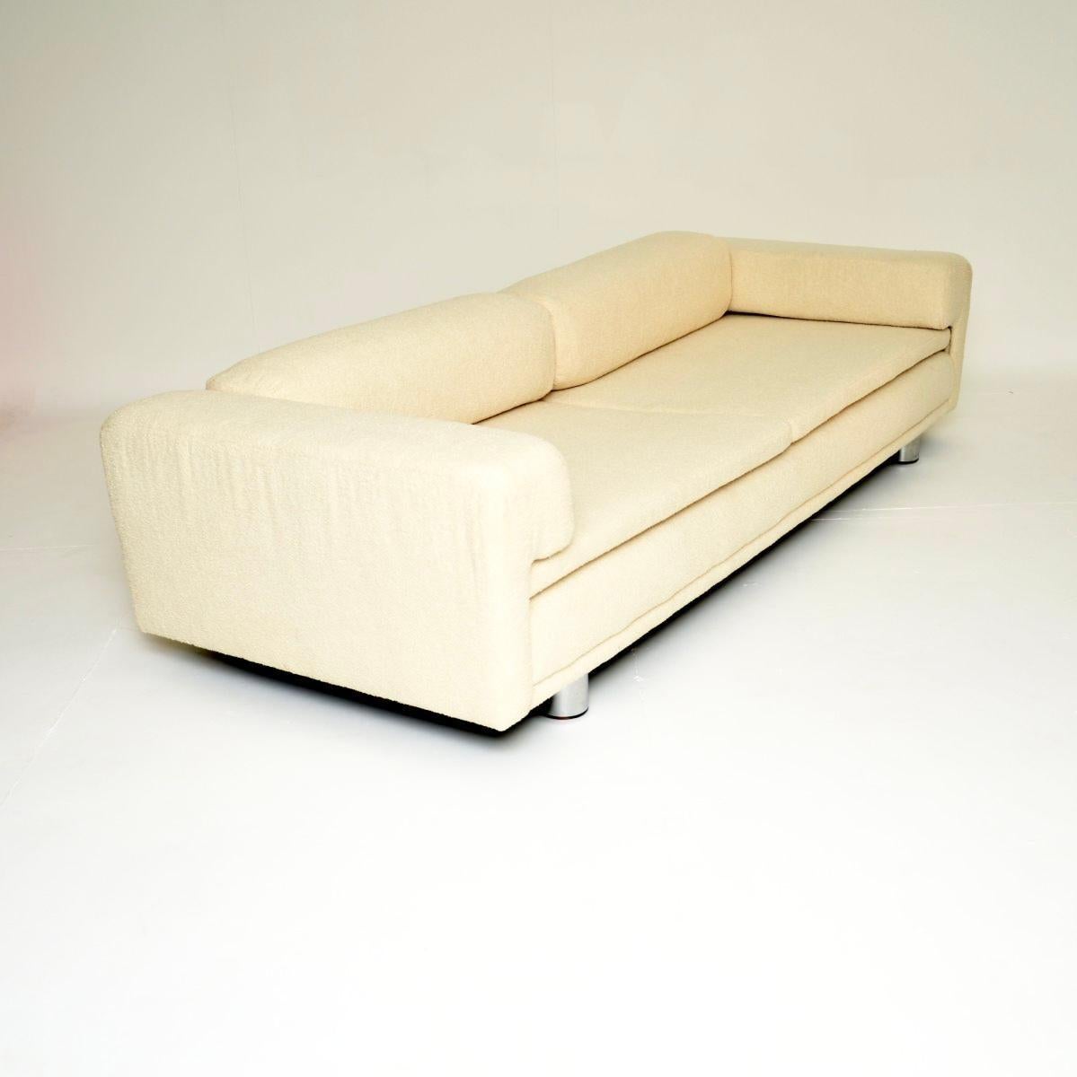 Mid-Century Modern Vintage Diplomat Sofa by Howard Keith For Sale