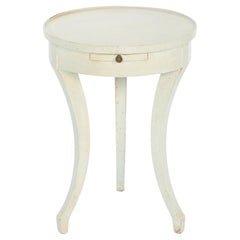 Vintage Directoire Stil gemalt Akzent Tisch mit Slide
