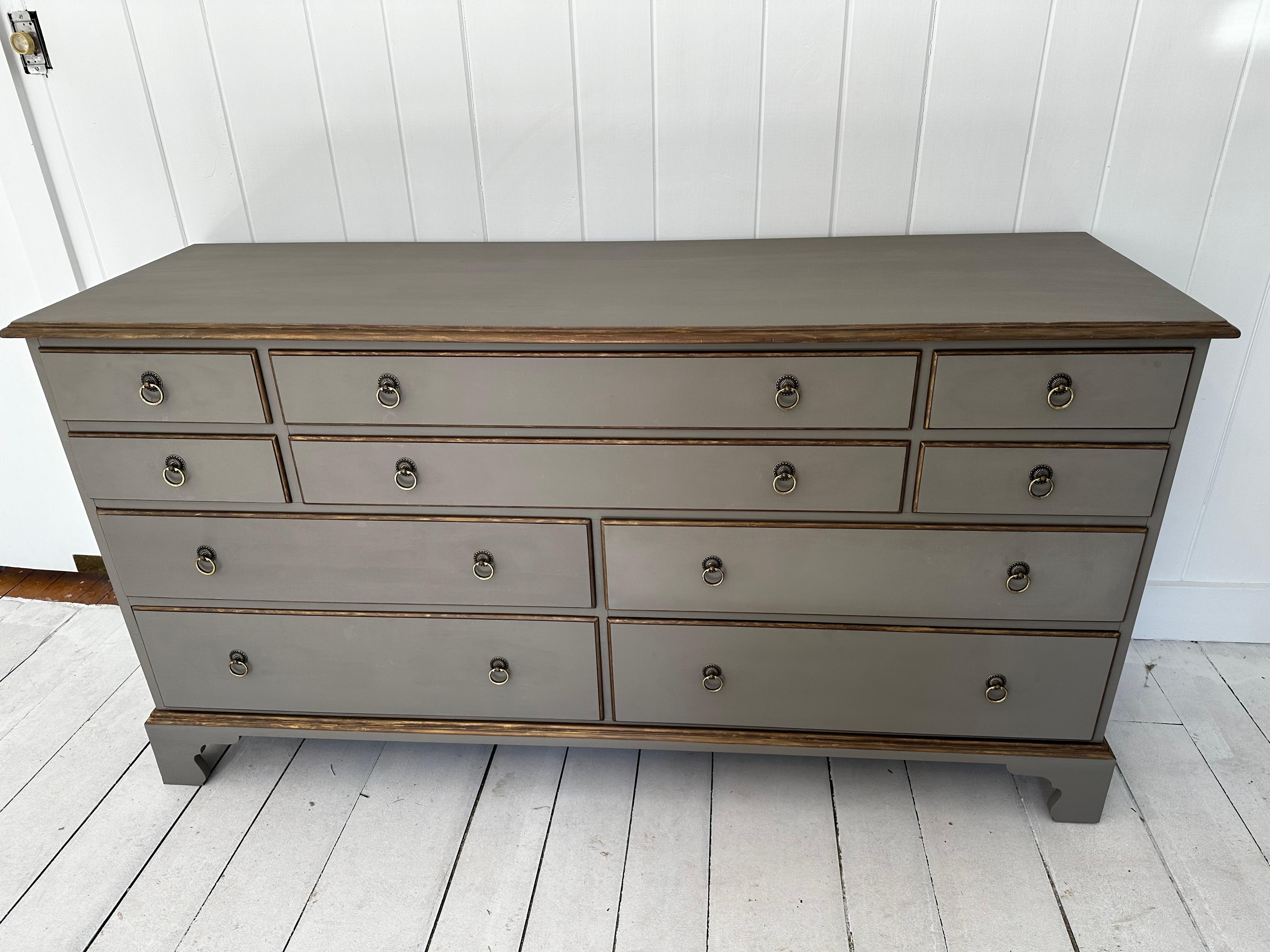 Vintage Directoire Style Painted Dresser For Sale 5