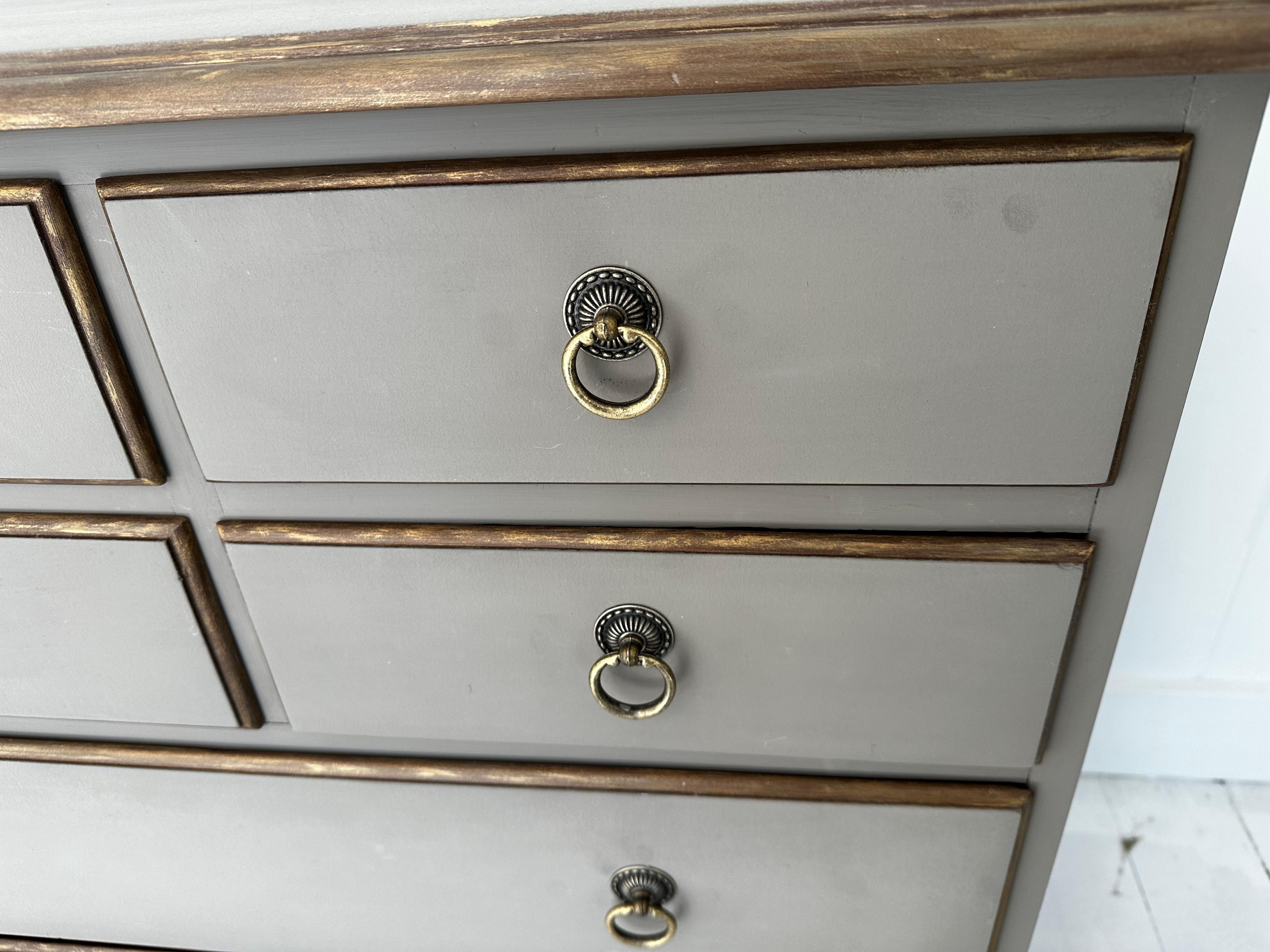 Vintage Directoire Style Painted Dresser For Sale 6