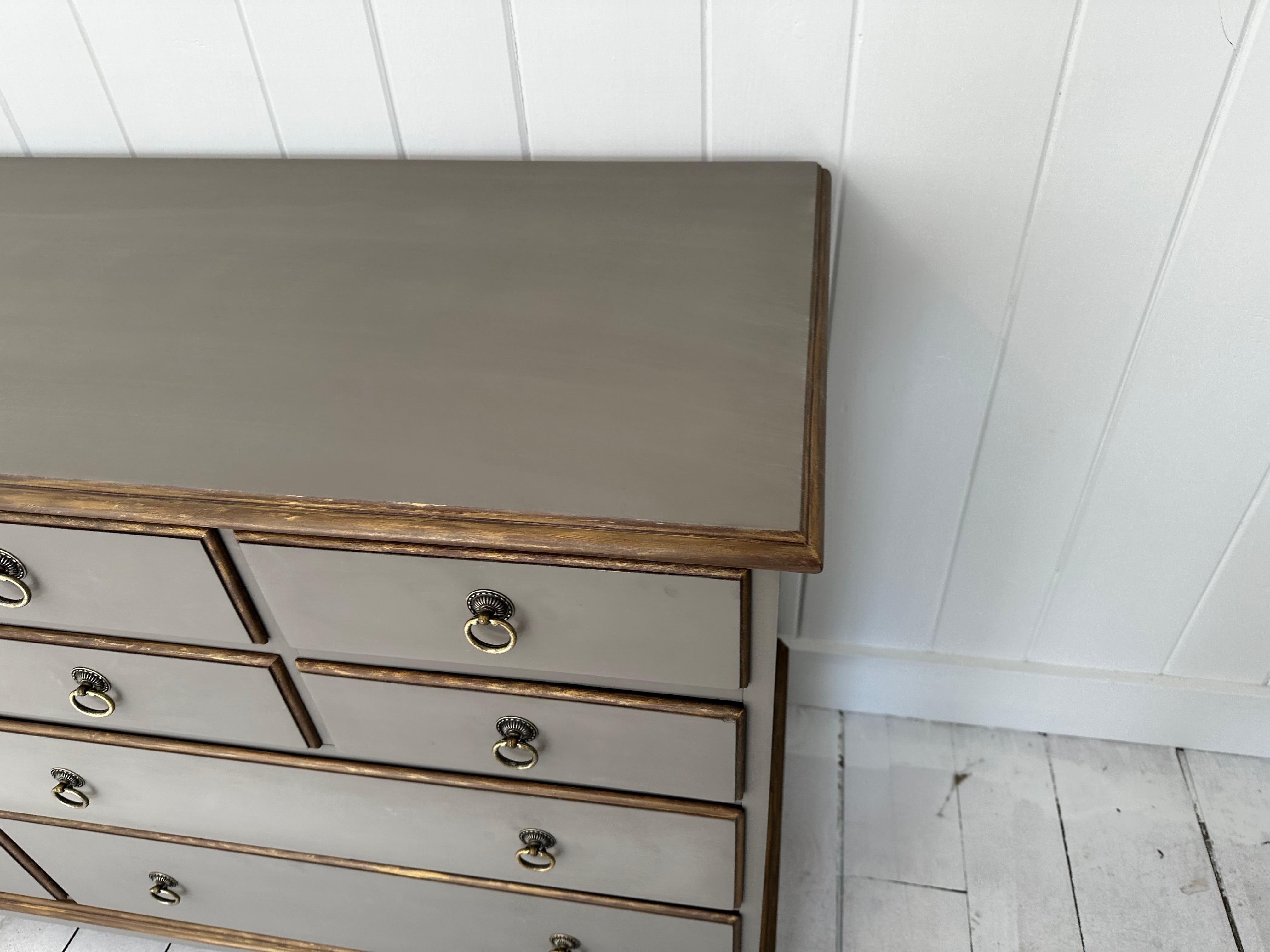 Vintage Directoire Style Painted Dresser For Sale 7