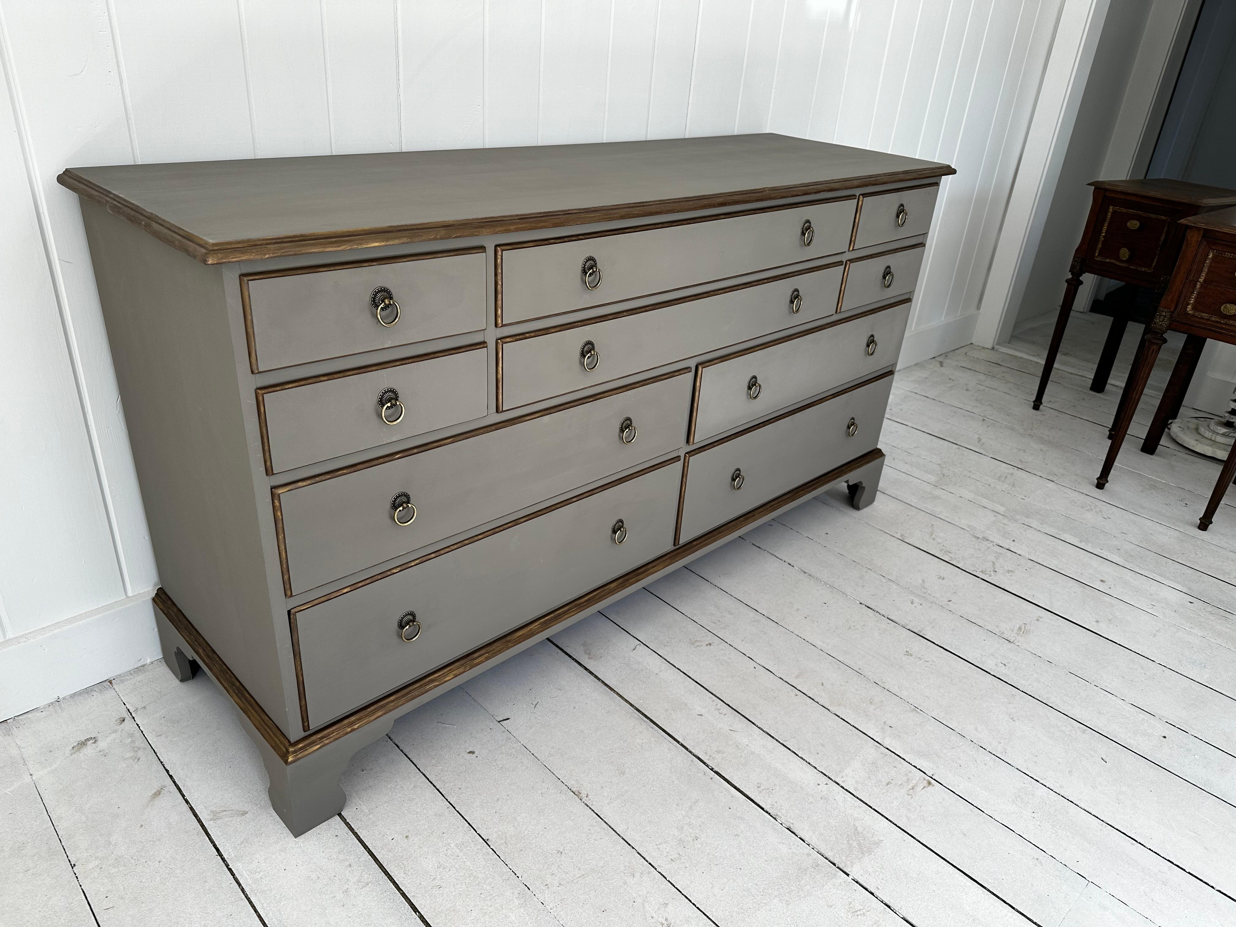 Vintage Directoire Style Painted Dresser For Sale 8