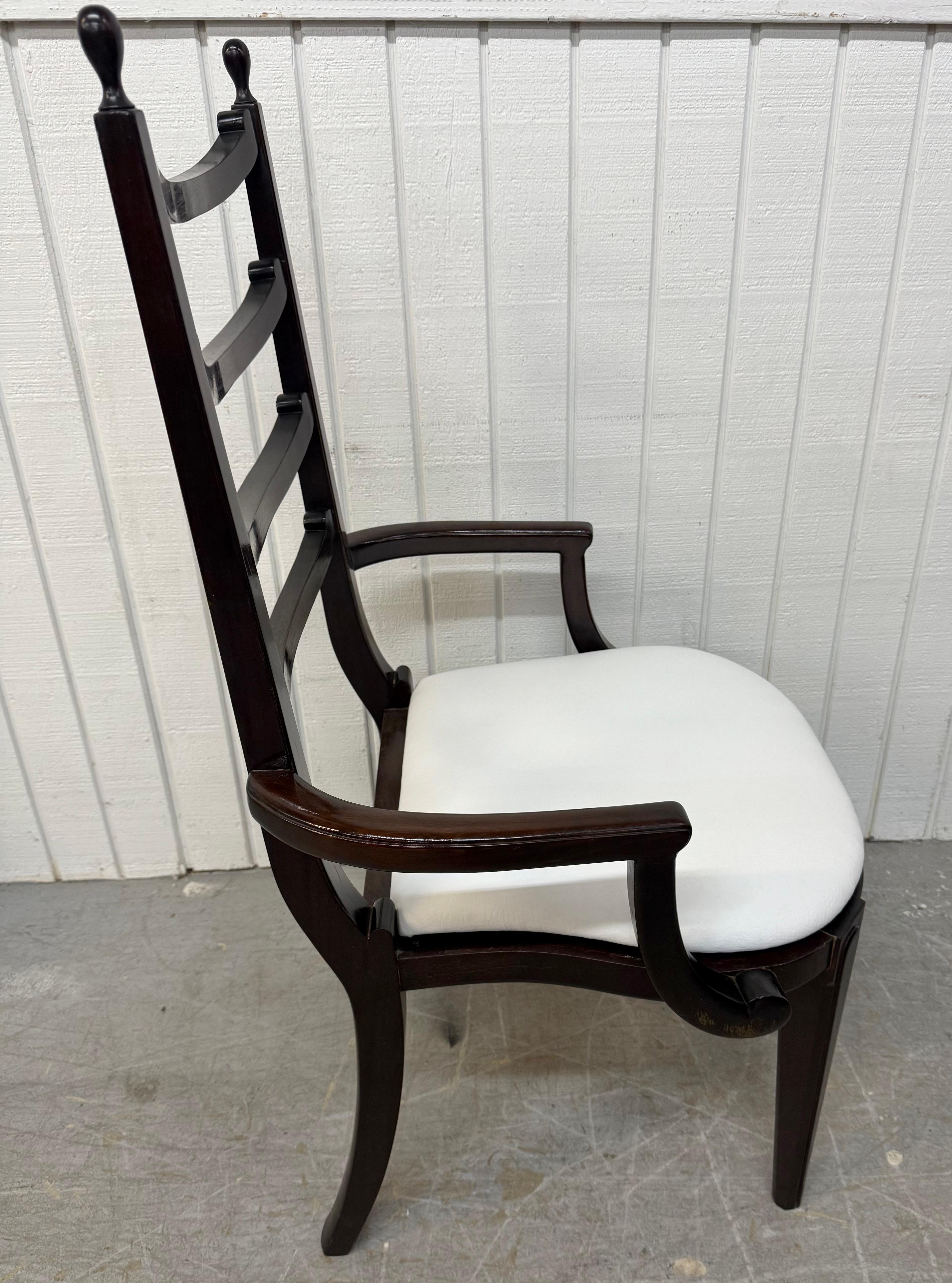 Fin du 20e siècle Chaises de salle à manger en palissandre de style Vintage Directoire - Lot de 6 en vente