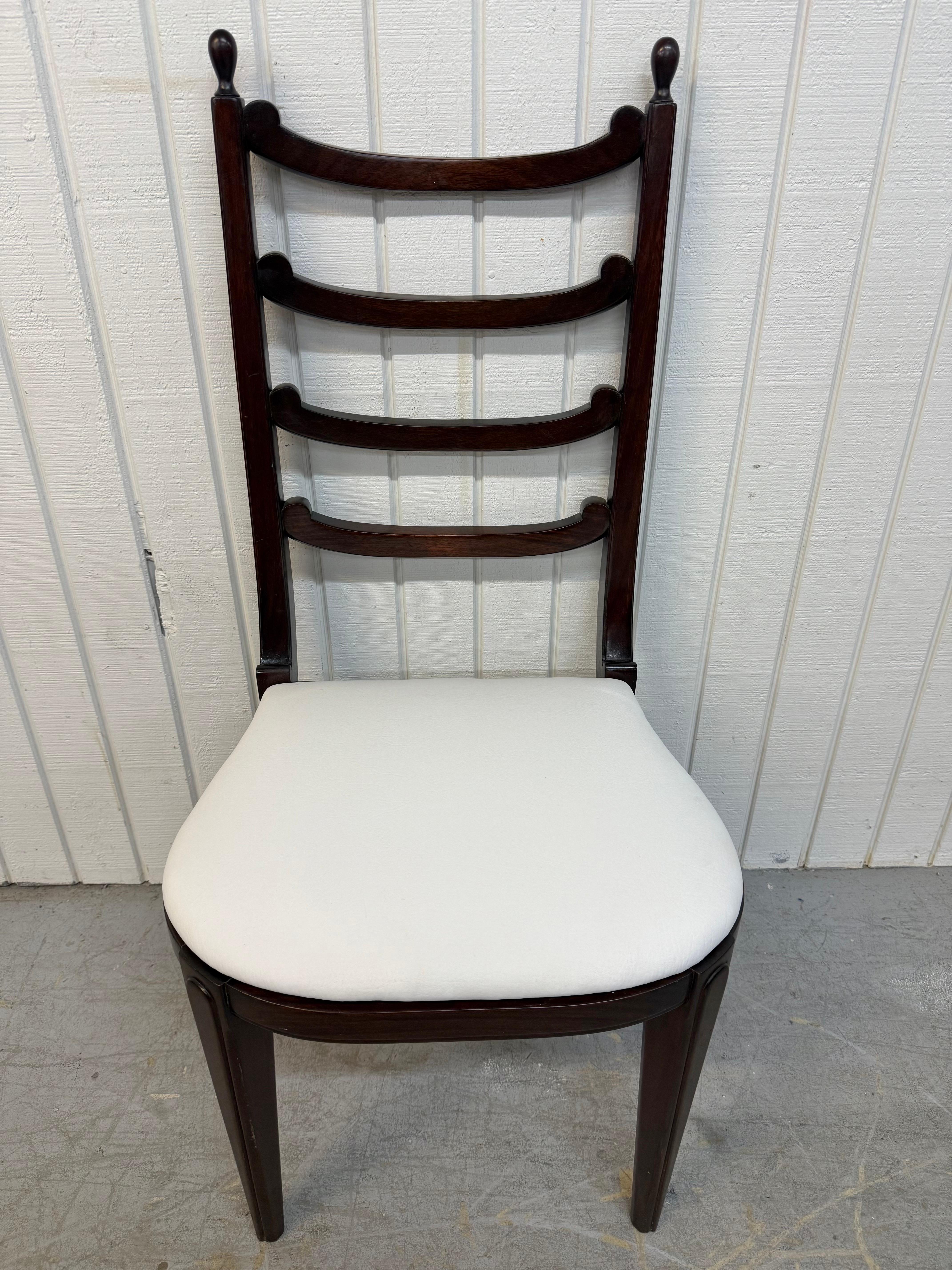 Chaises de salle à manger en palissandre de style Vintage Directoire - Lot de 6 en vente 1