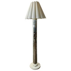 Vintage Disco Spiegel Stehlampe