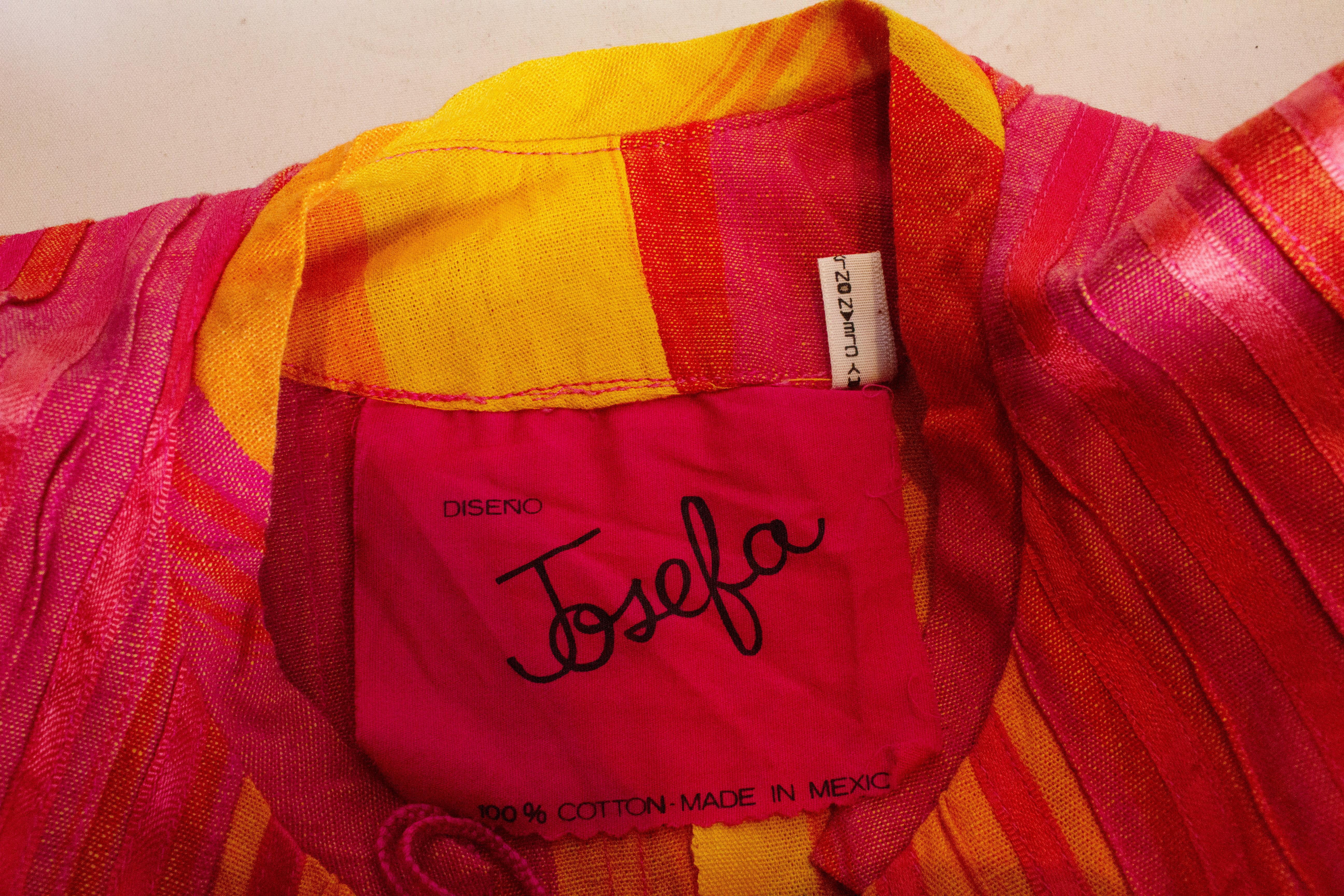 Vintage Diseno Josefa Cotton Kaftan In Good Condition In London, GB