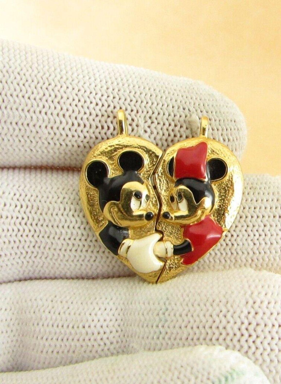 vintage mickey mouse necklace