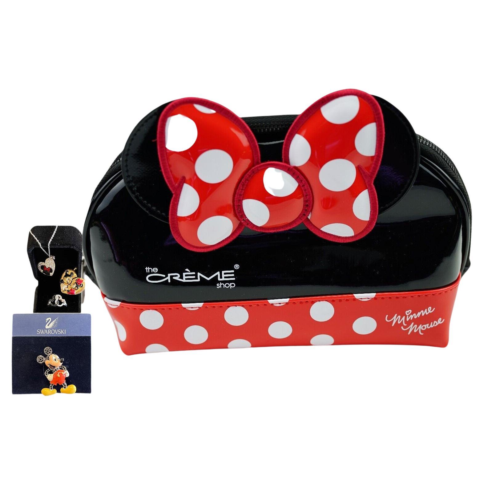Disney The Creme Shop Minnie and Mickey Makeup Toiletry Bag New