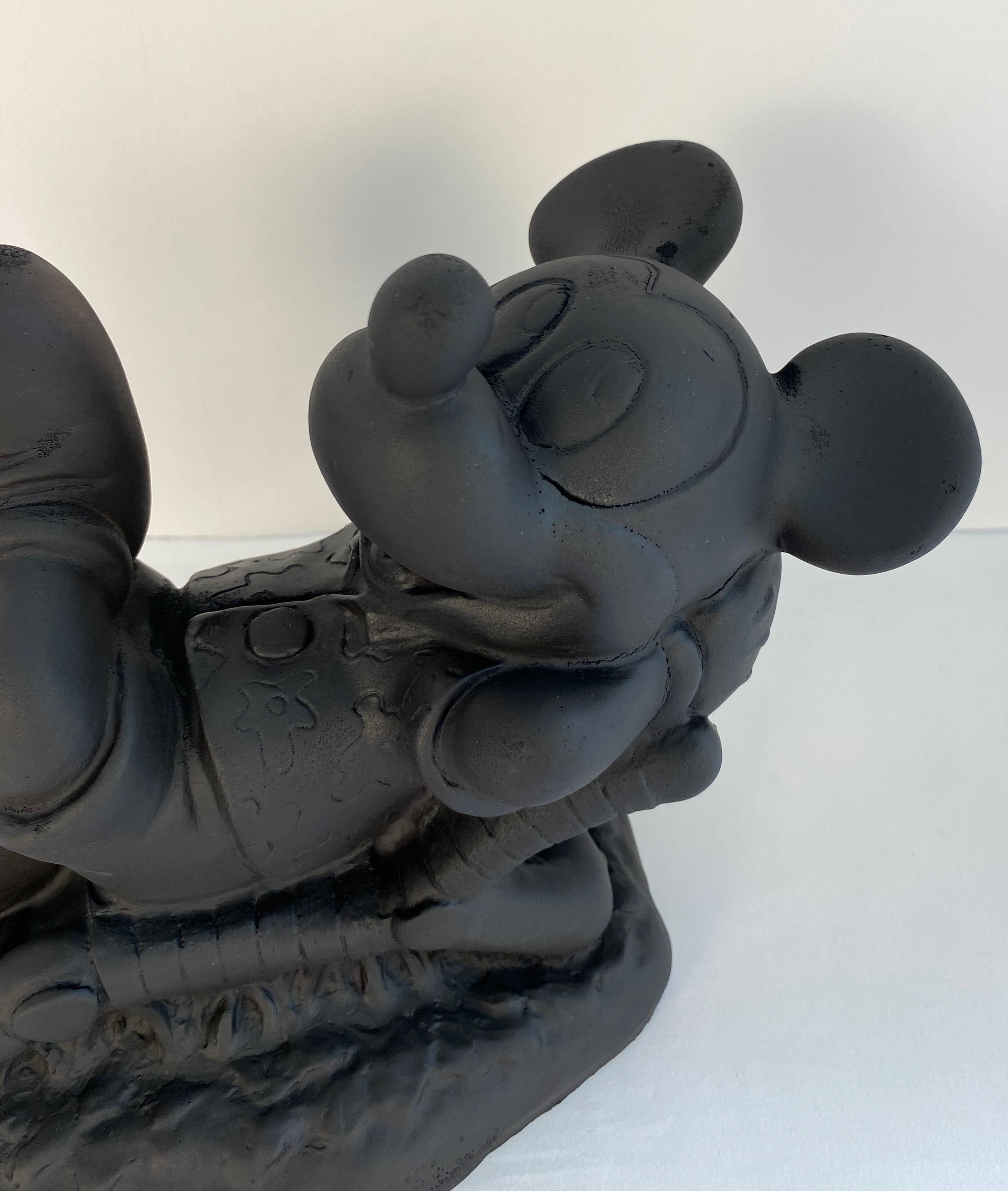 Plastic Vintage Disney Mickey Mouse Statue For Sale