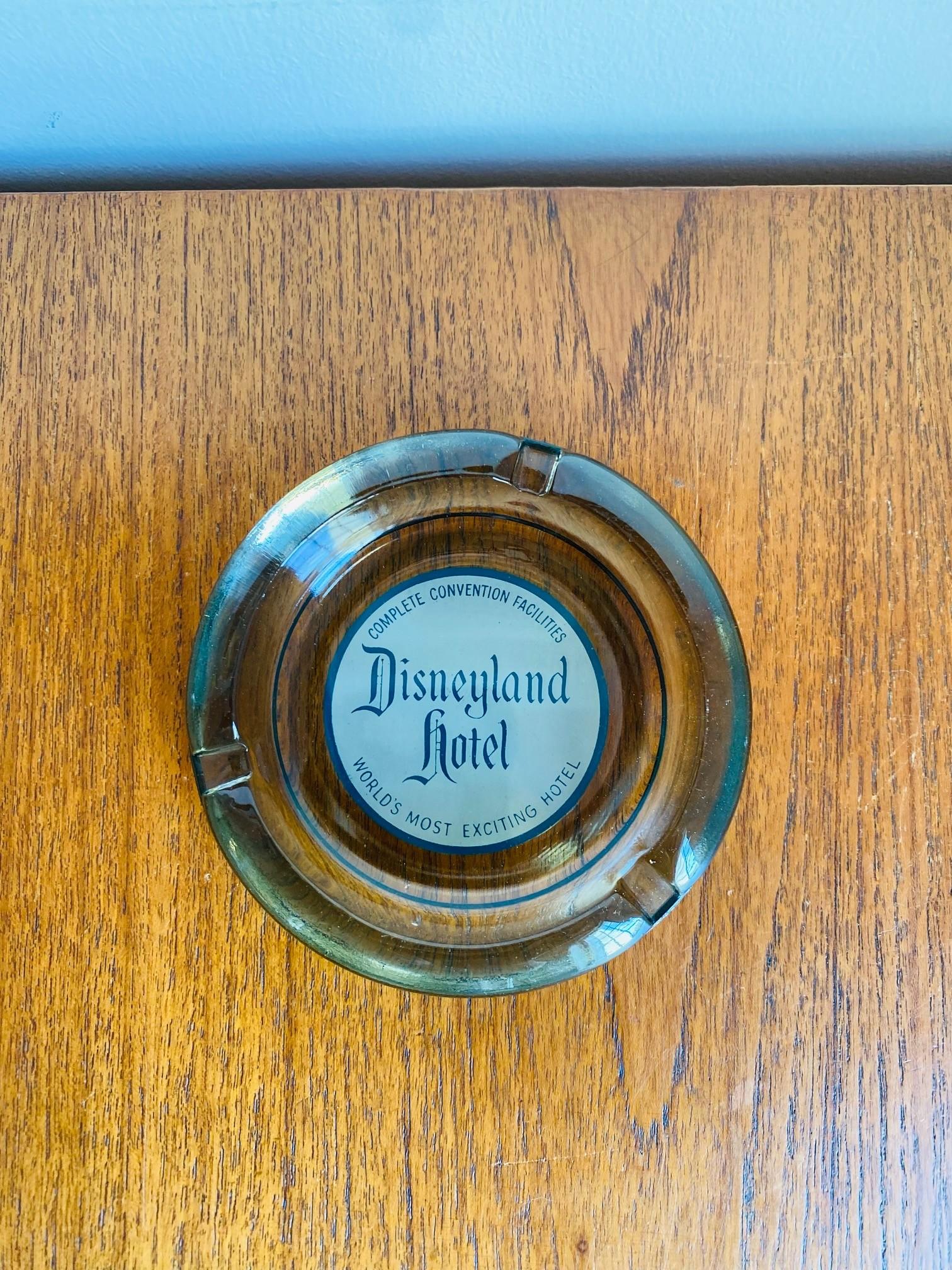 Mid-Century Modern Vintage Disneyland Hotel Ashtray 1950s For Sale