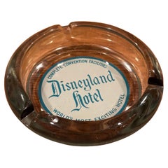 Posacenere di vetro vintage dell'hotel Disneyland
