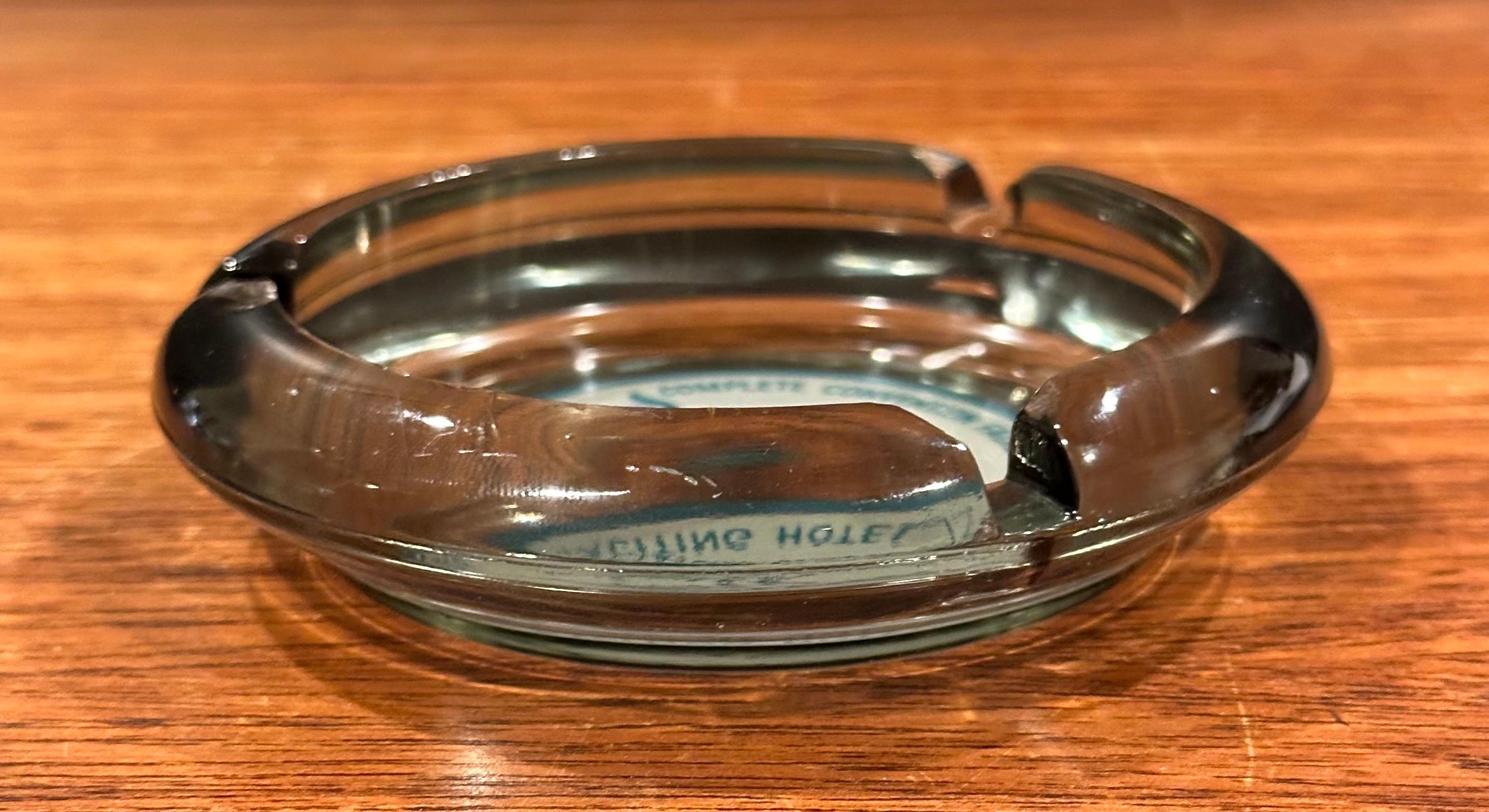 American Vintage Disneyland Hotel Glass Ashtray