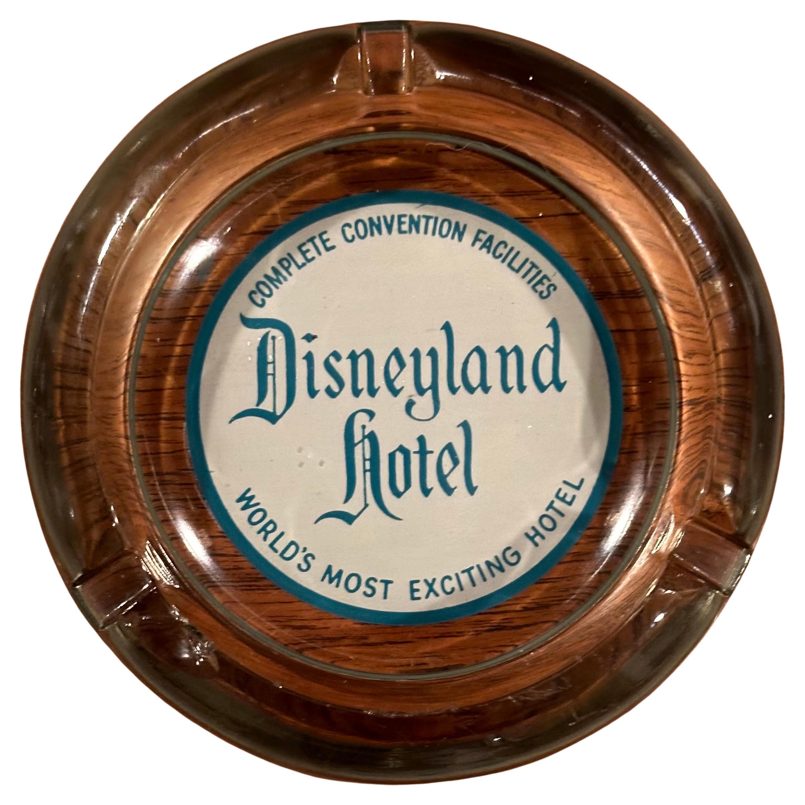 Cast Vintage Disneyland Hotel Glass Ashtray