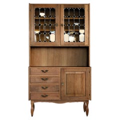 vintage display cabinet brutalist  60s  Danish