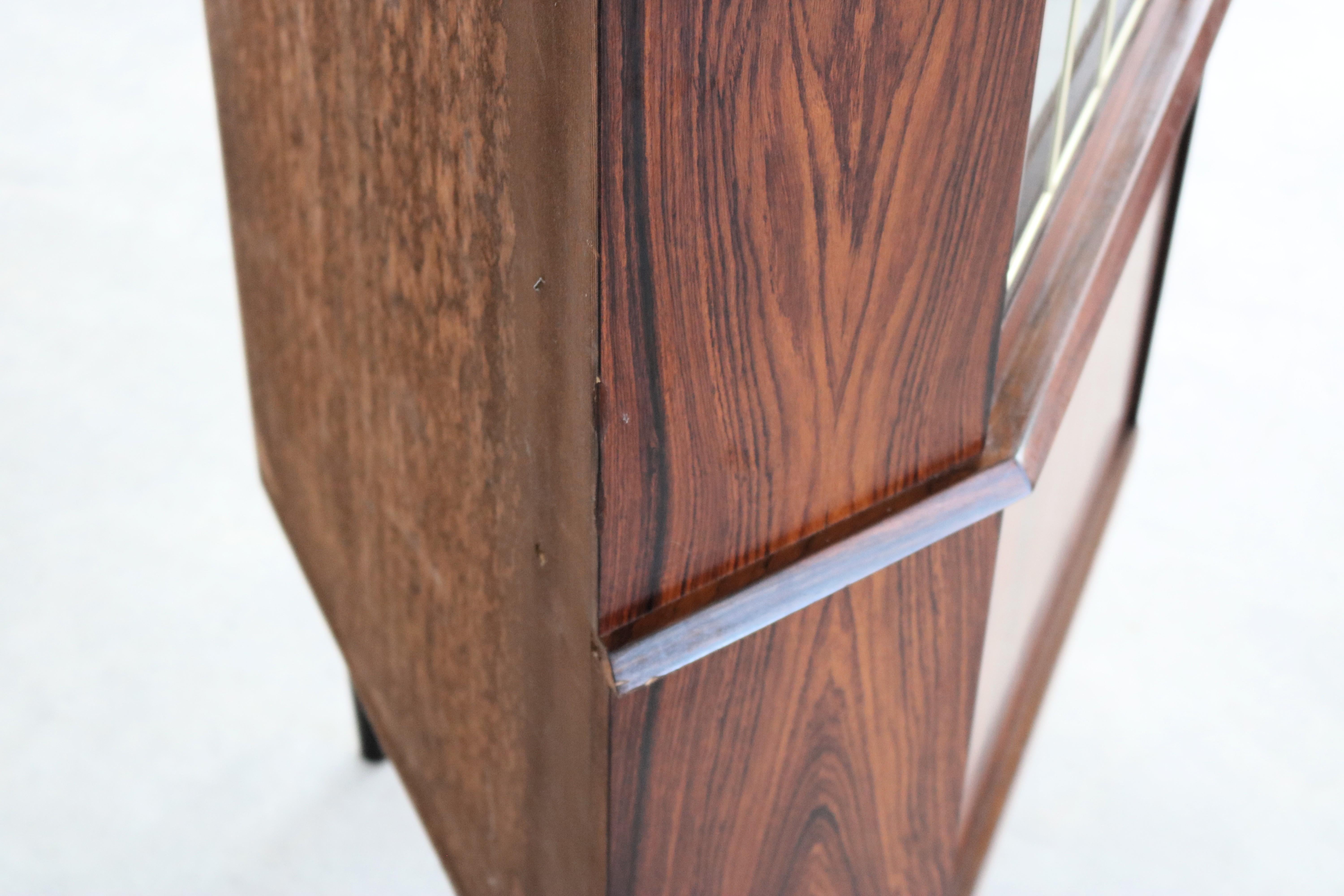 Vintage-Vitrine  Eckschrank  1960s  Dänisch im Angebot 4