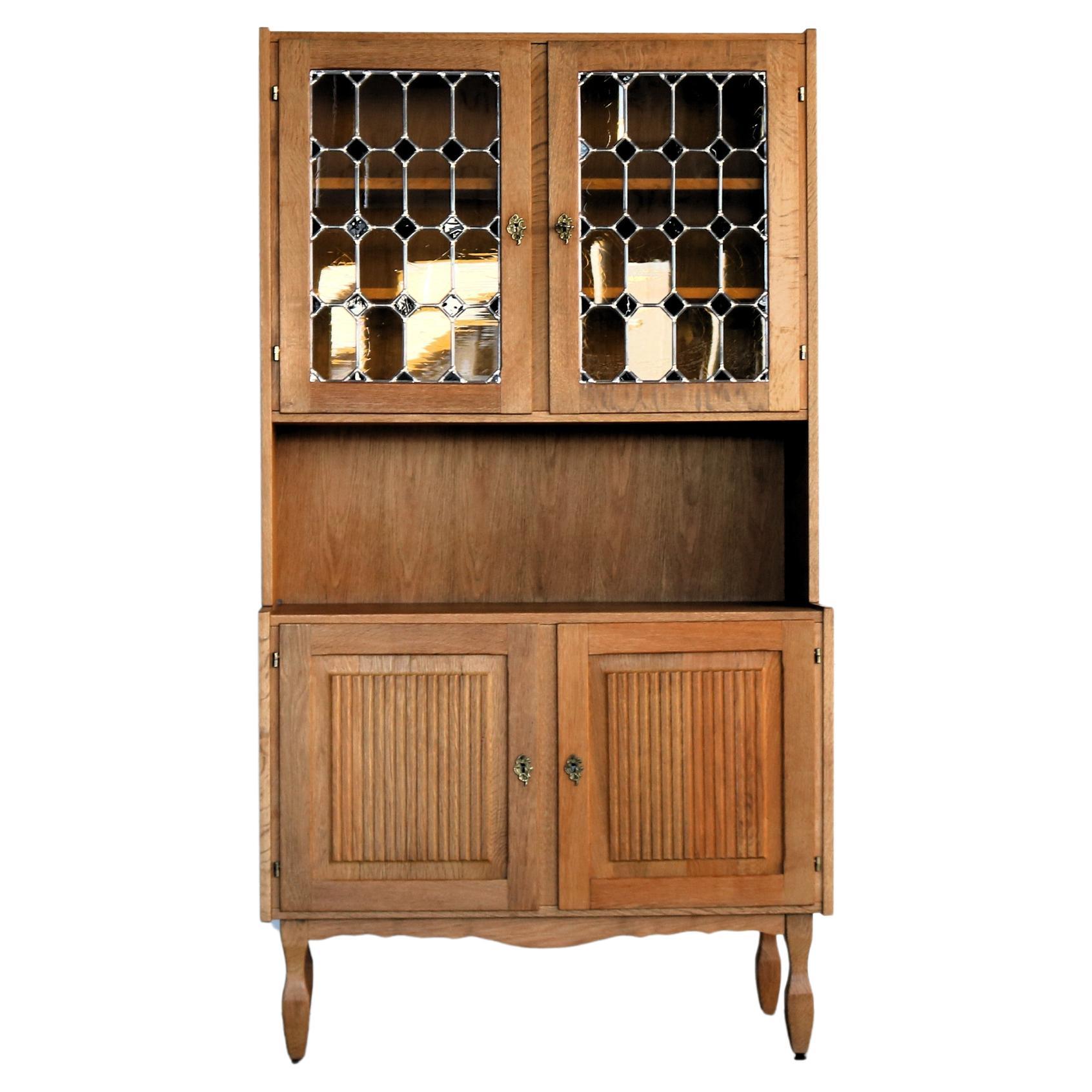 vitrine vintage  armoire  brutaliste  60s  Danois
