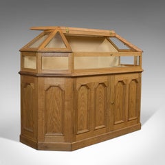 Vintage Display Cabinet, Ecclesiastical, Shop, Retail, Showcase, Gothic Revival