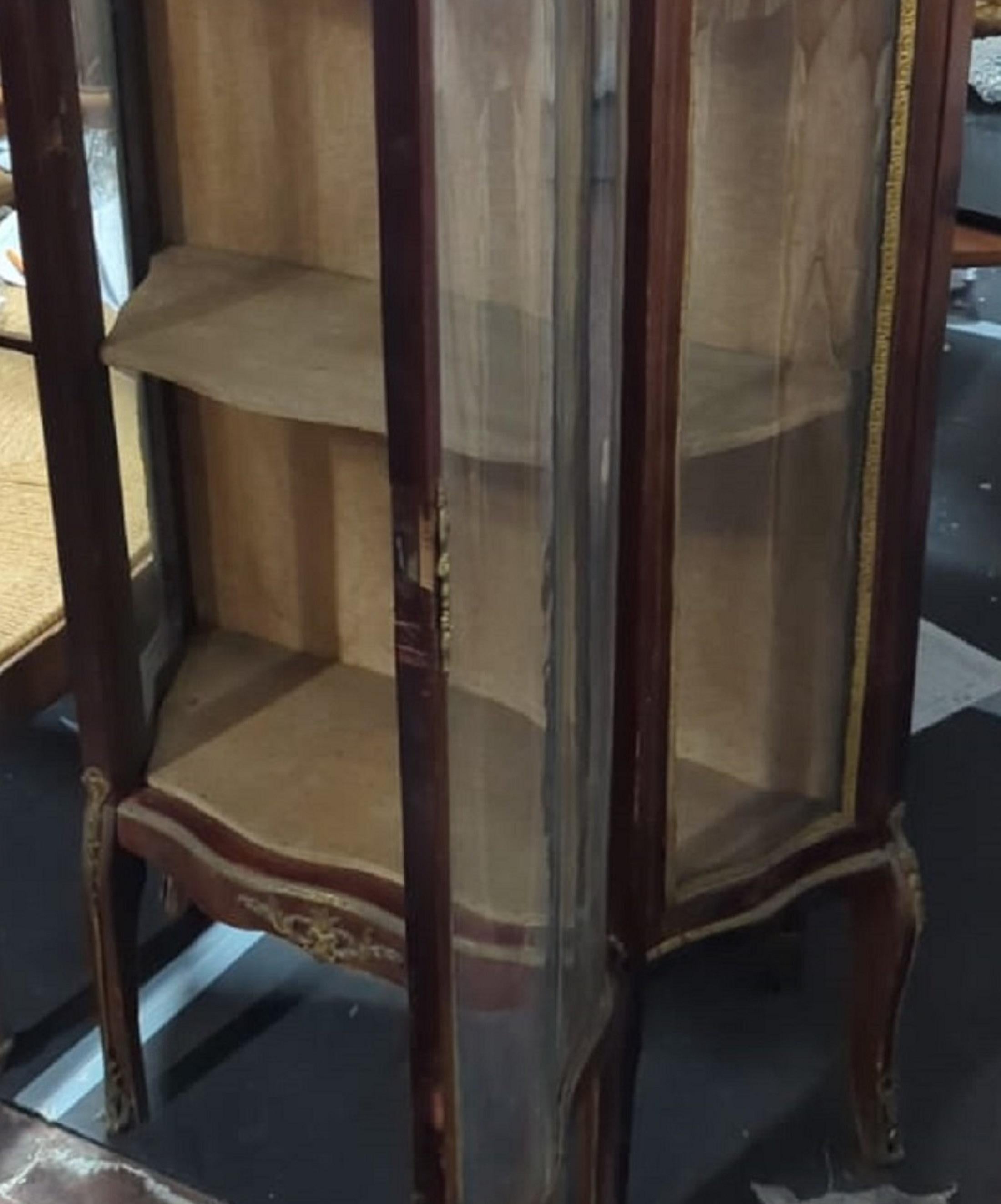 Italian Vintage Display Cabinet For Sale