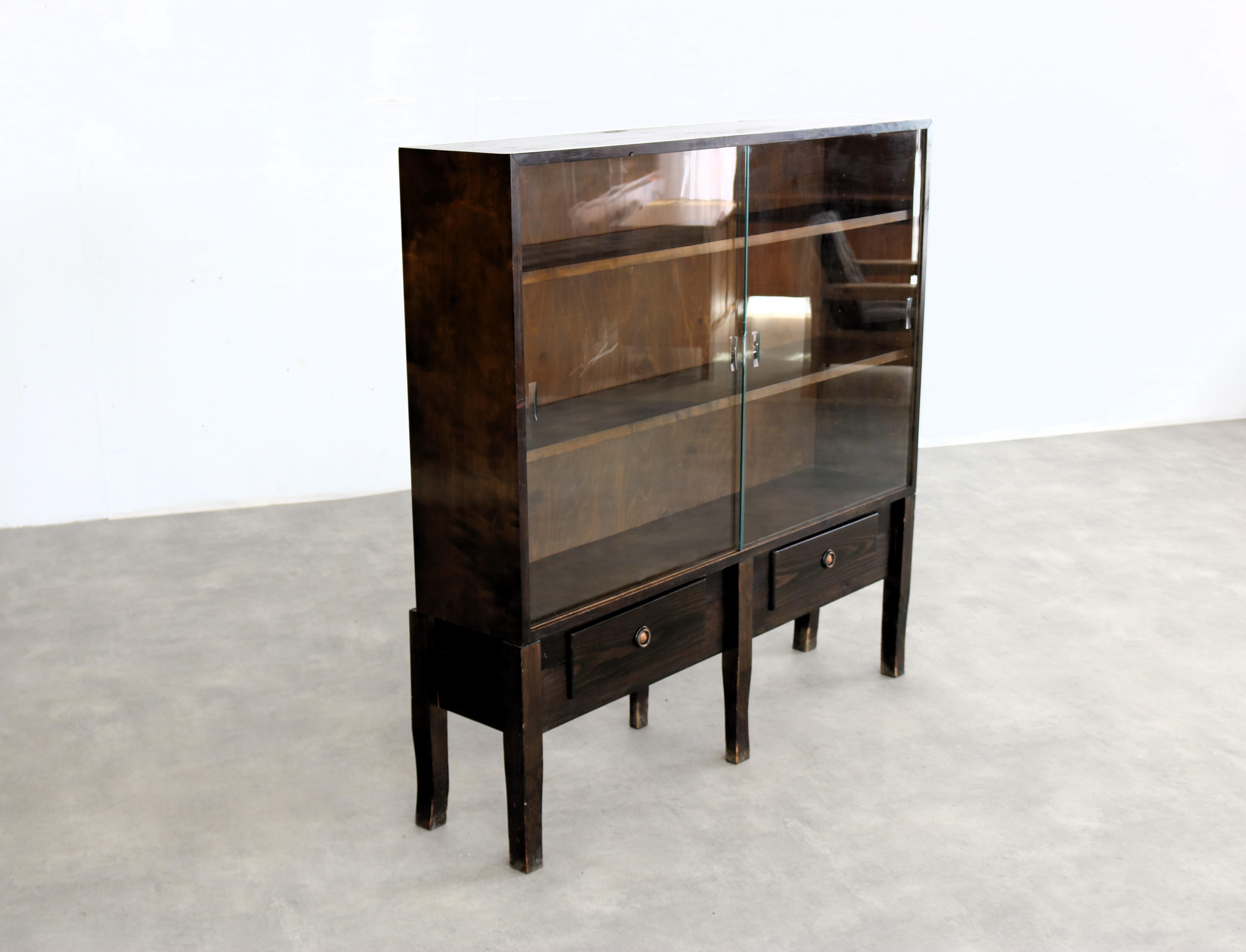 Mid-20th Century vintage display cabinet  sideboard  1950s  Swedish For Sale