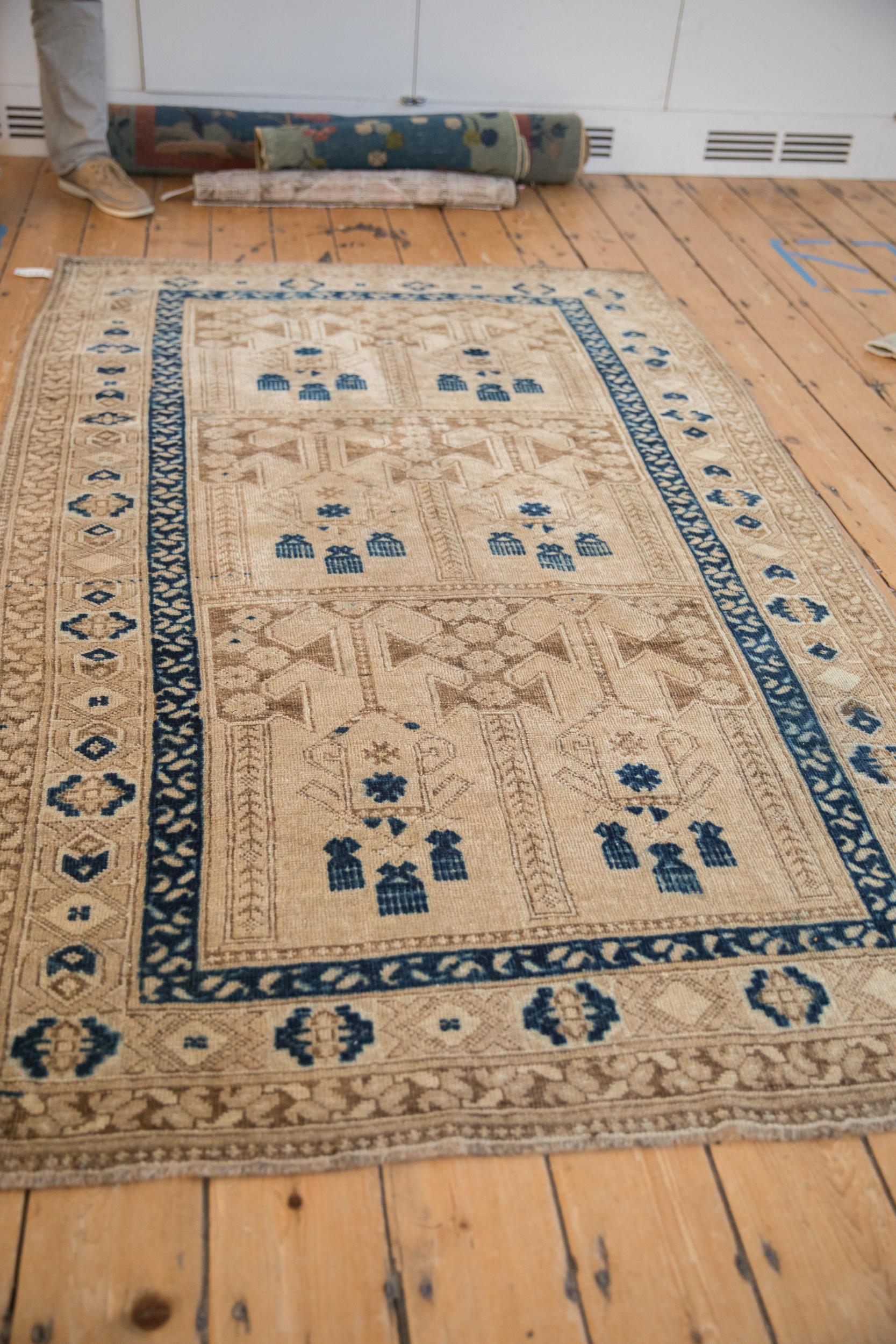 Late 20th Century Vintage Distressed Afghani Rug For Sale