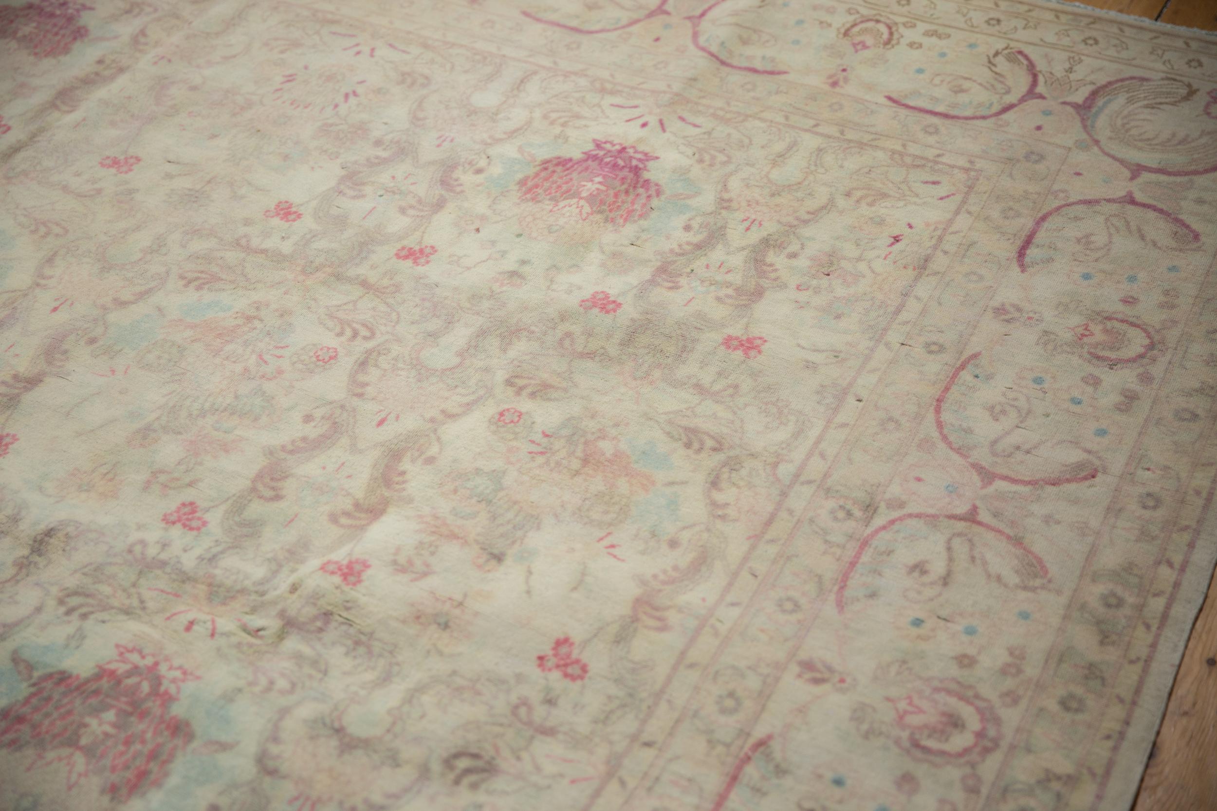 Bulgarischer Kerman Design-Teppich im Vintage-Stil im Used-Look im Angebot 8