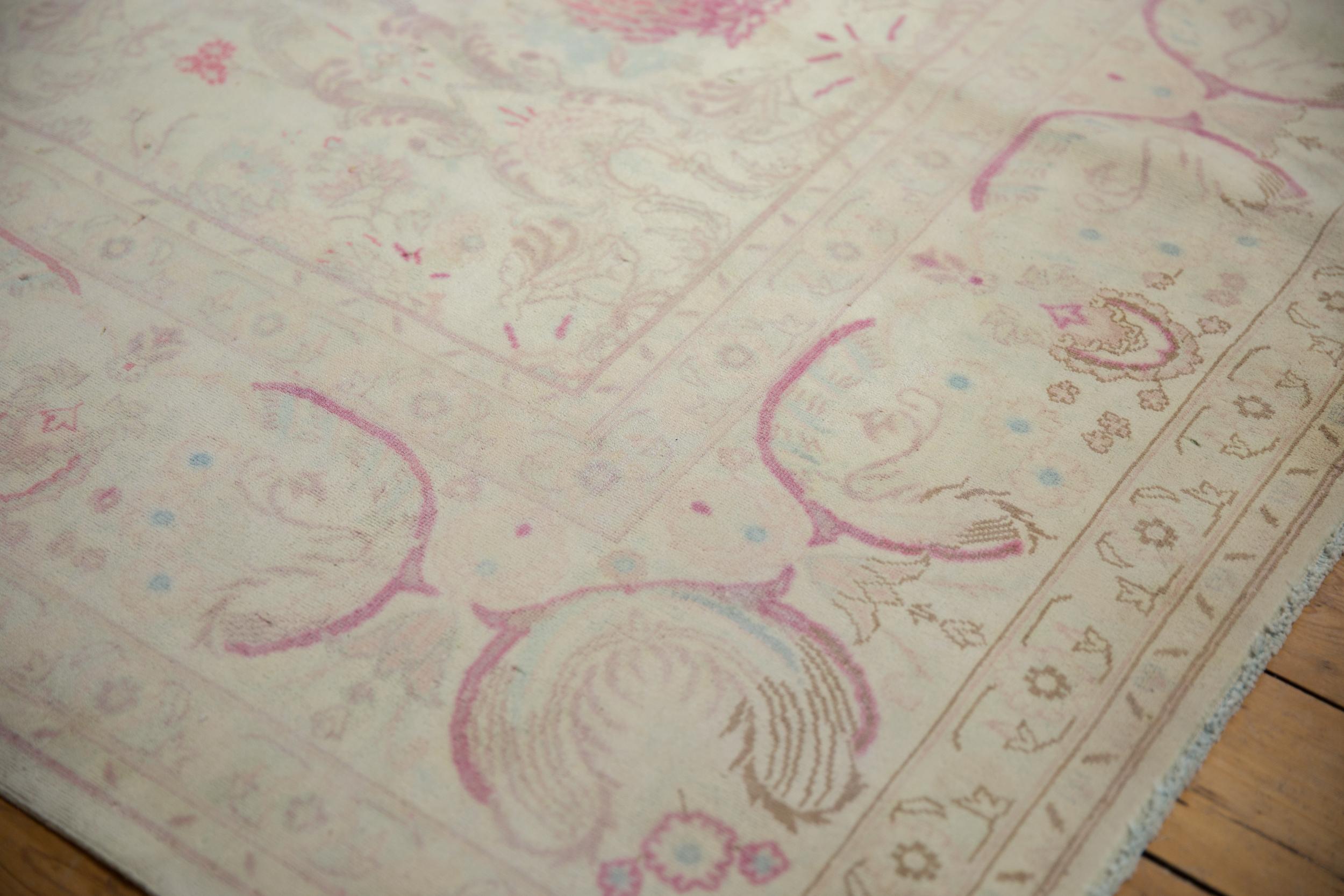 Bulgarischer Kerman Design-Teppich im Vintage-Stil im Used-Look (Handgeknüpft) im Angebot