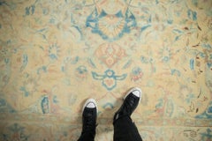 Vintage Distressed Bulgarian Polonaise Design Carpet