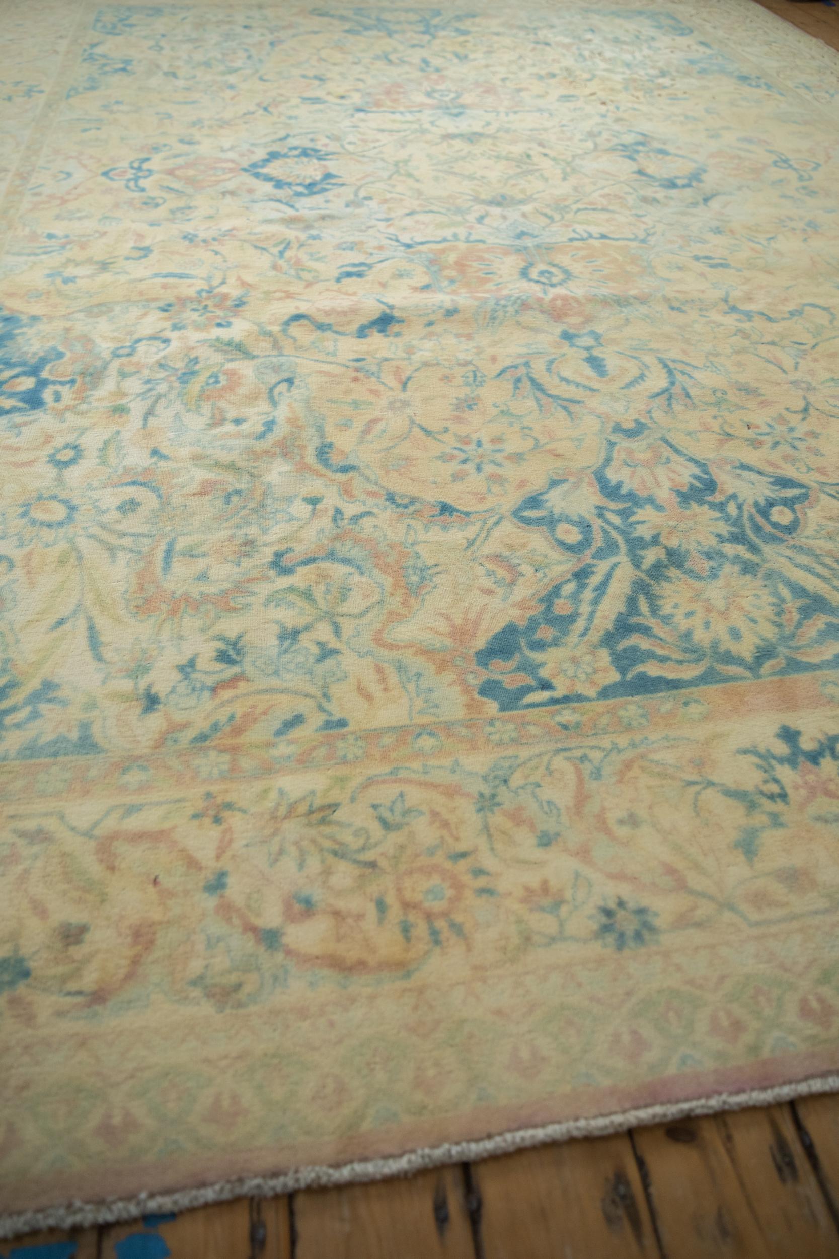 Wool Vintage Distressed Bulgarian Polonaise Design Carpet For Sale