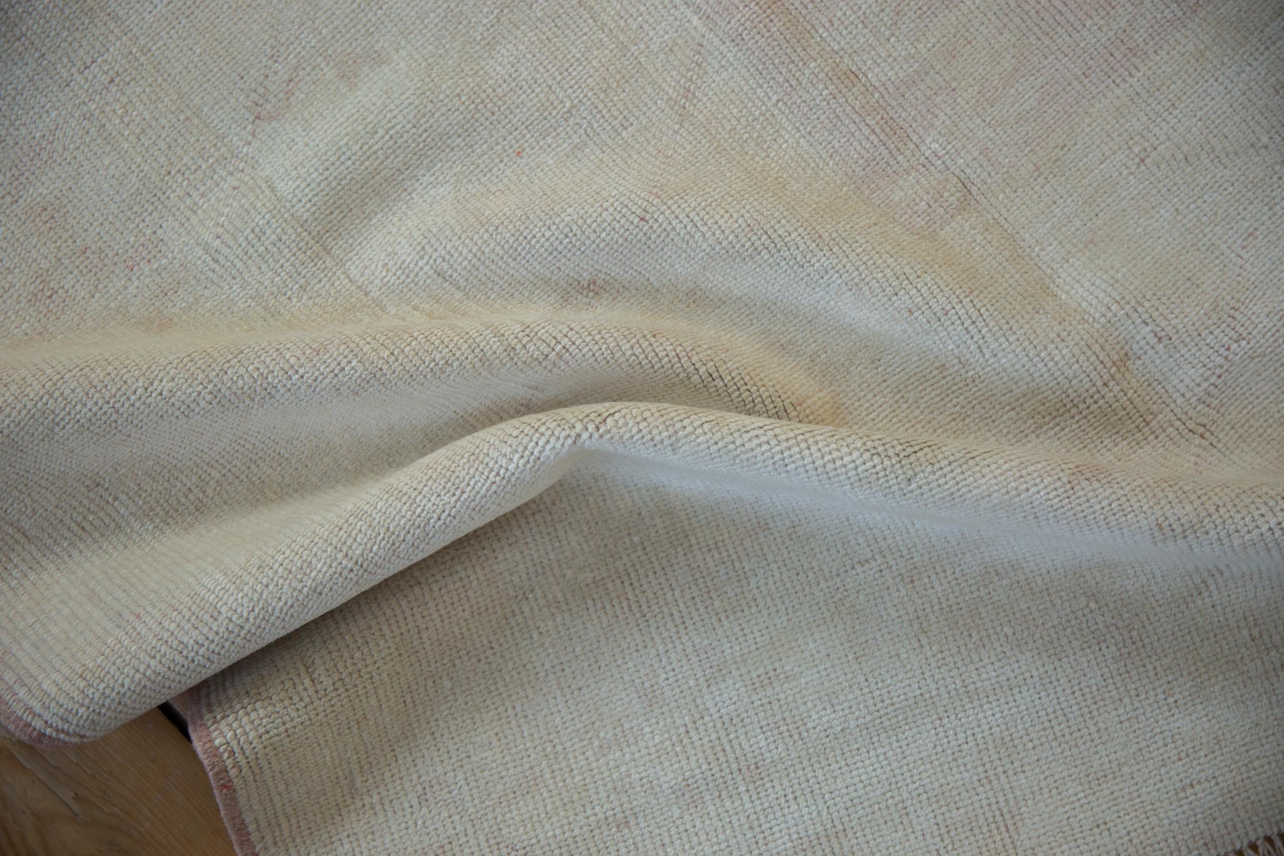 Cotton Vintage Distressed Dosemealti Carpet For Sale