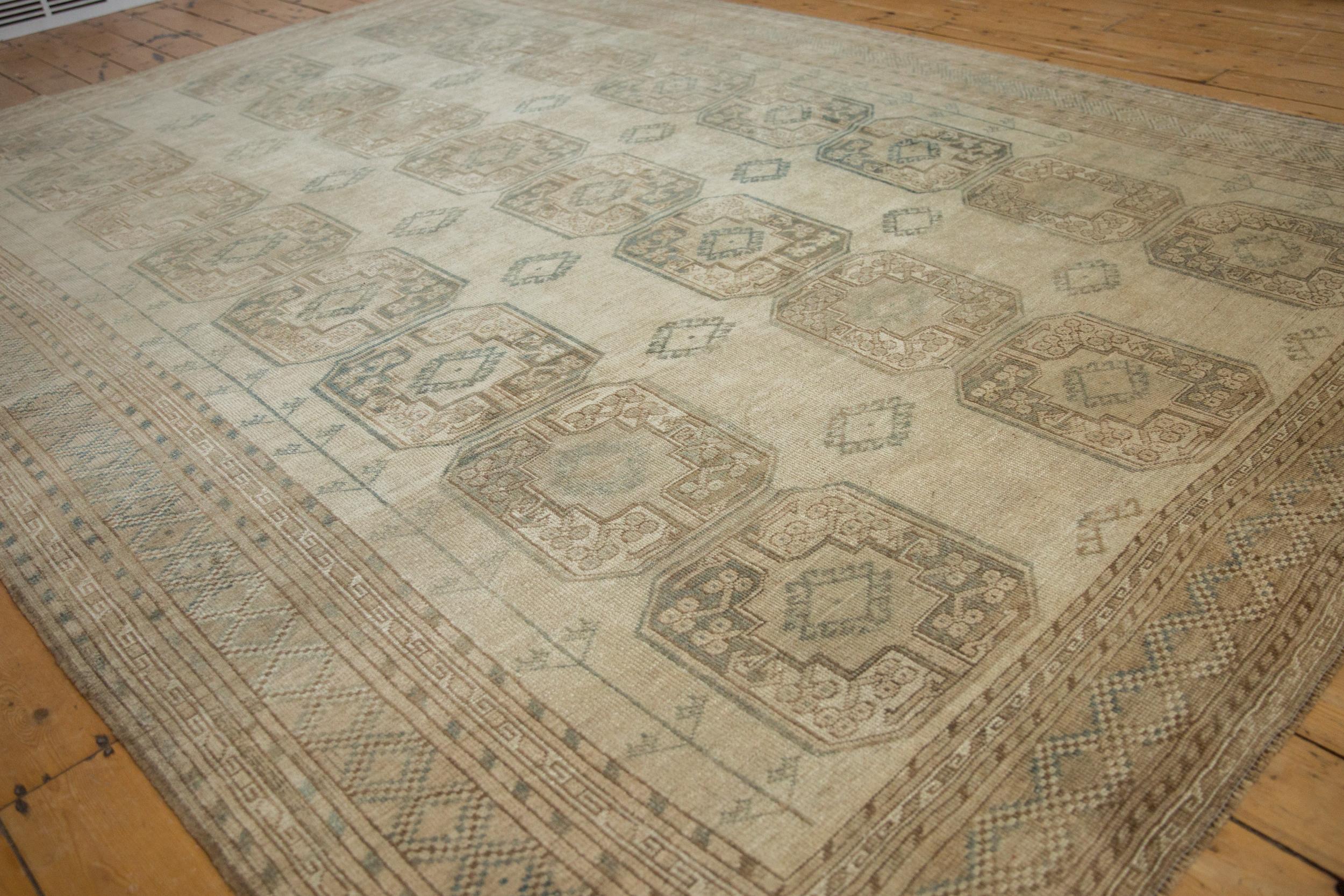 Afghan Vintage Distressed Ersari Carpet For Sale