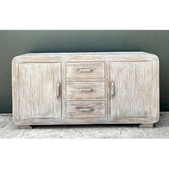 Sideboard aus Bleistabrohr mit Vintage-Optik im Used-Look