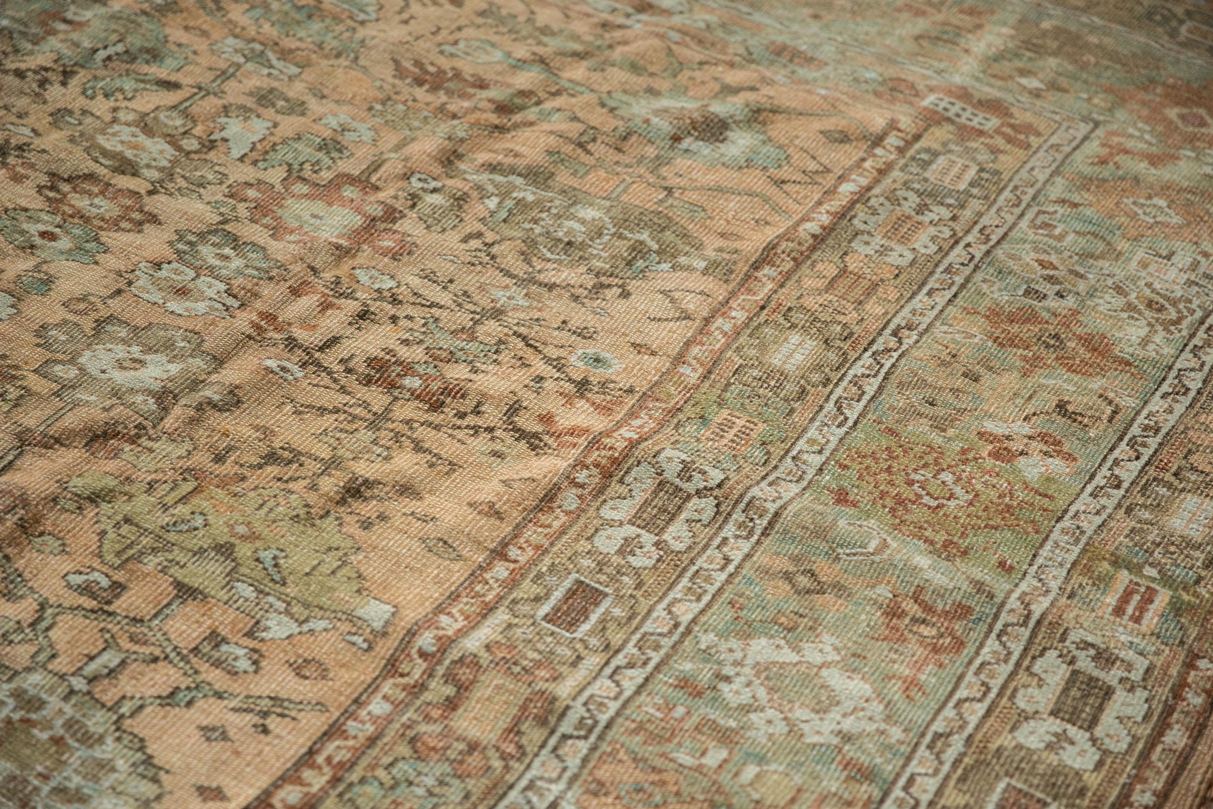 Vintage Distressed Ghiordes Carpet For Sale 5