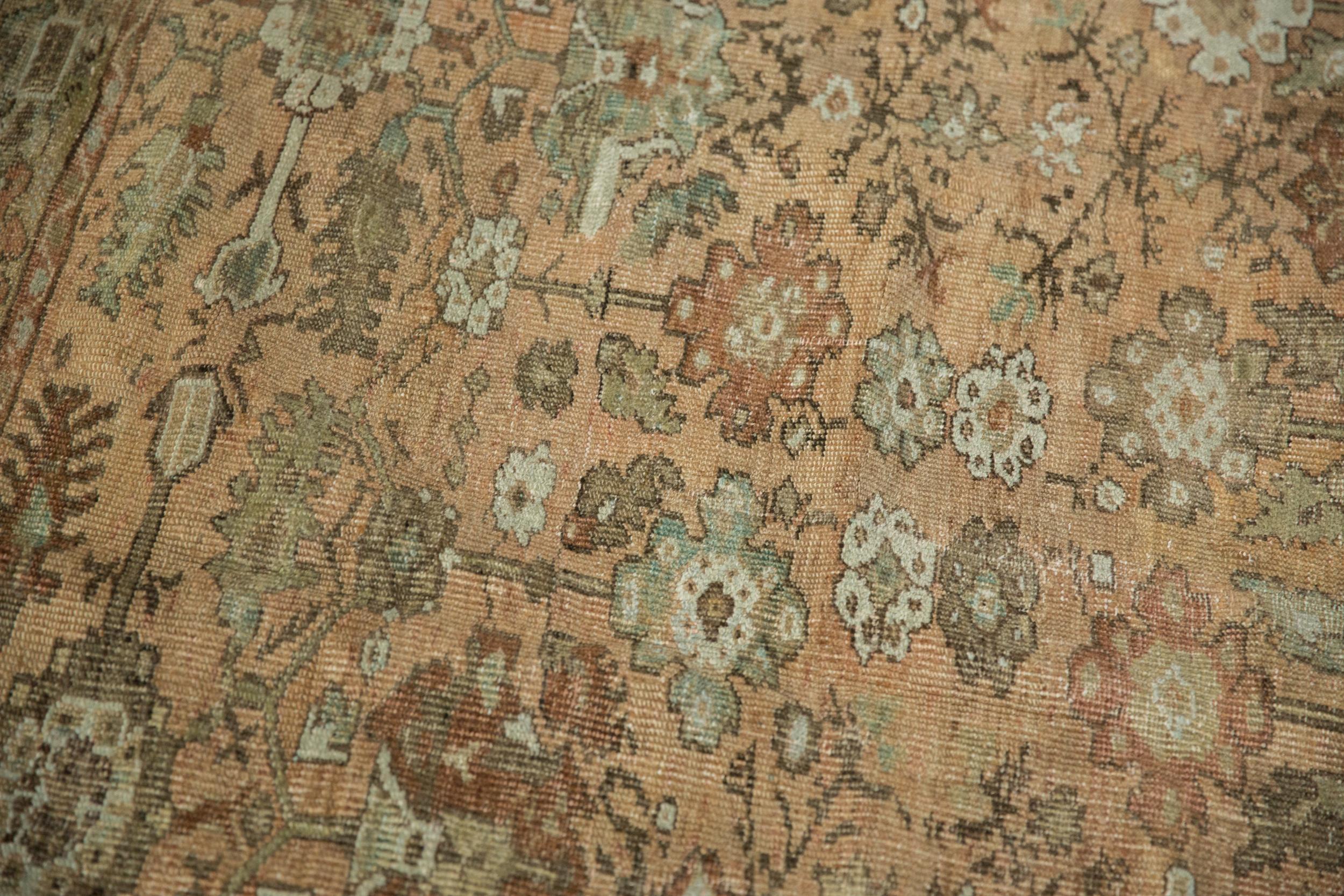 Wool Vintage Distressed Ghiordes Carpet For Sale
