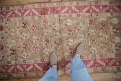 Vintage Distressed Karabagh Rug Runner