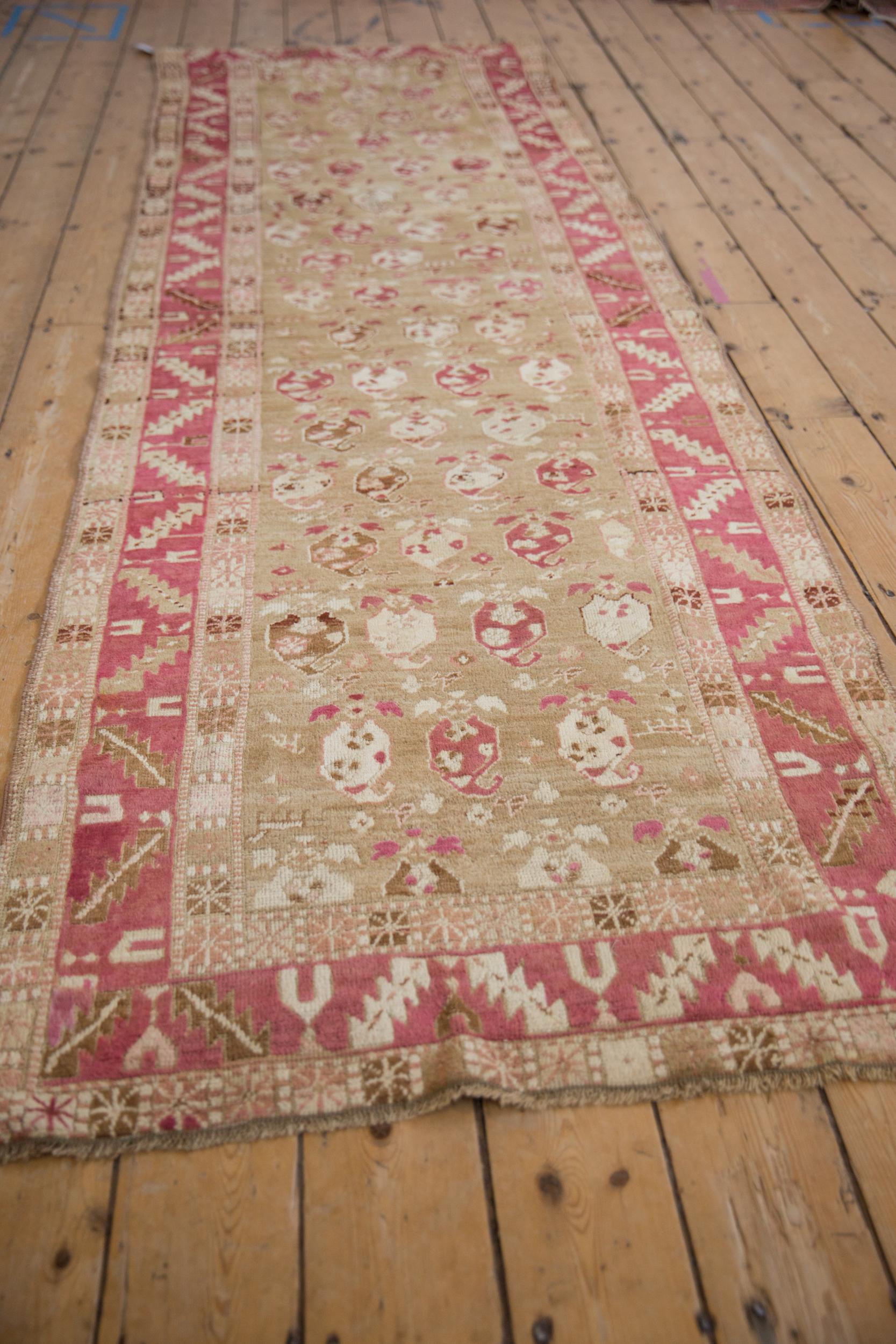 Vintage Distressed Karabagh-Teppich-Läufer im Used-Look (Armenisch) im Angebot