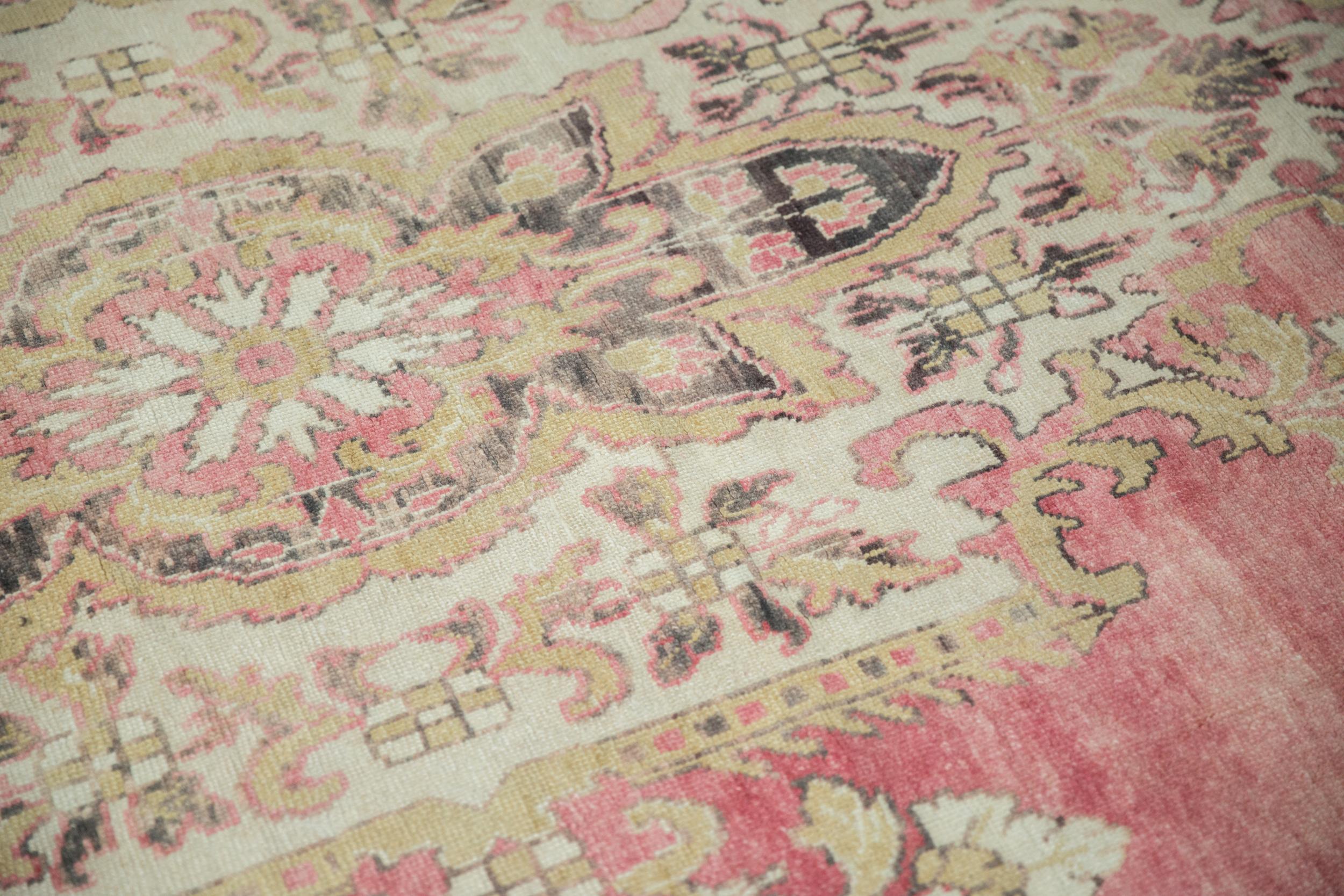 Late 20th Century Vintage Distressed Kars Carpet For Sale