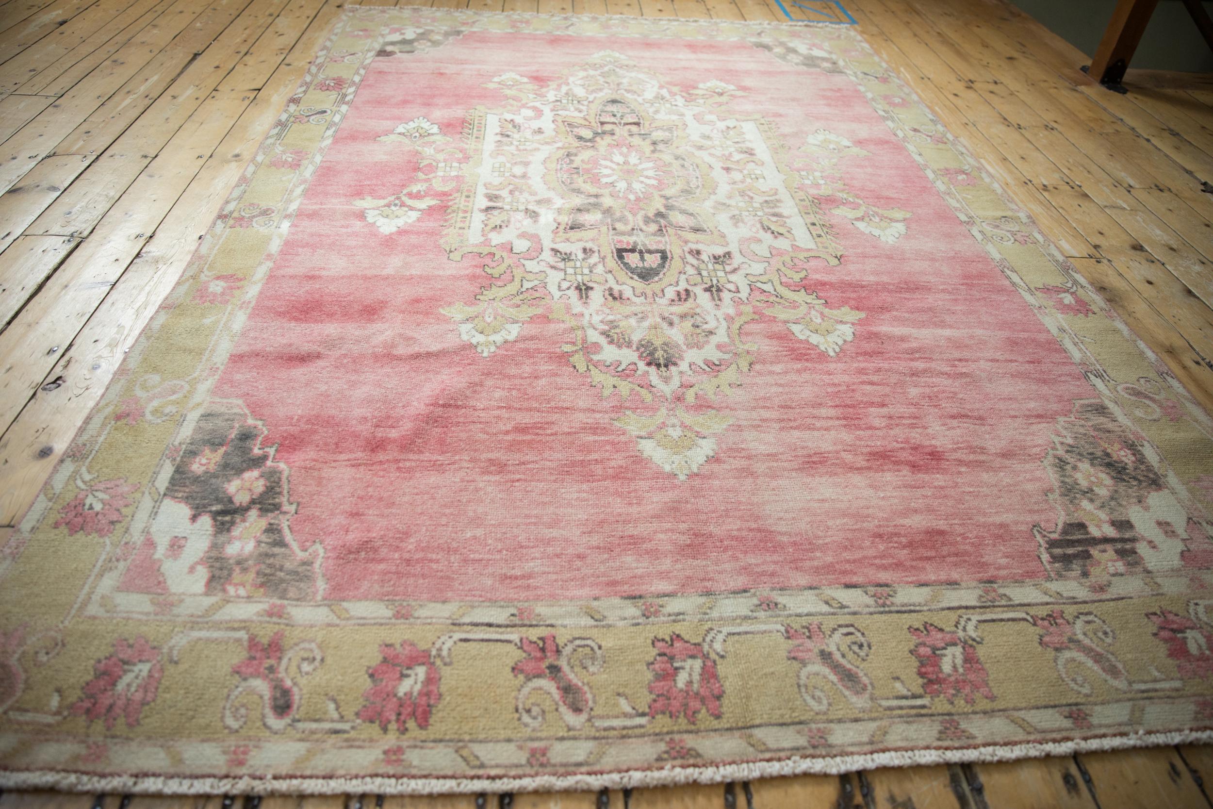 Wool Vintage Distressed Kars Carpet For Sale