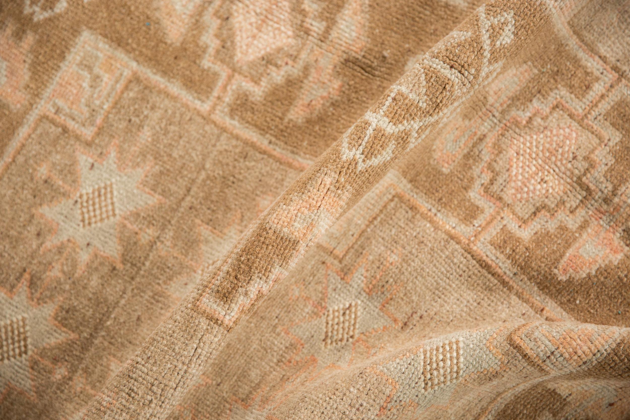 Vintage Distressed Kars Rug Runner In Fair Condition For Sale In Katonah, NY